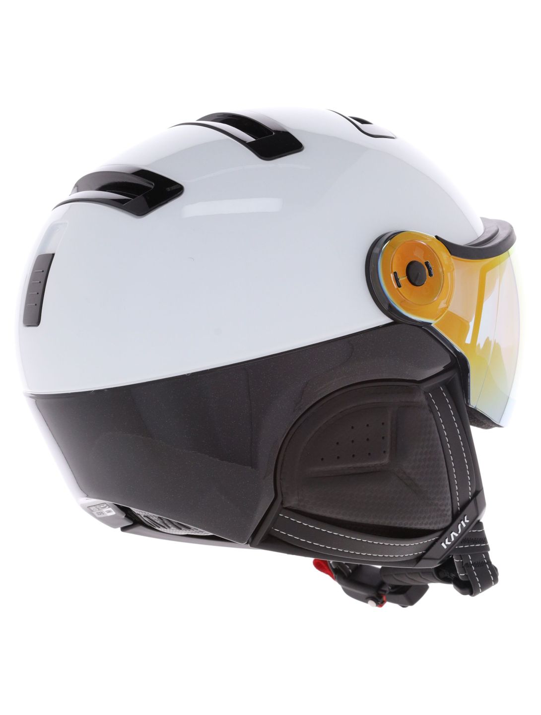 Kask, Piuma-R Montecarlo casque de ski avec visière unisexe White blanc 