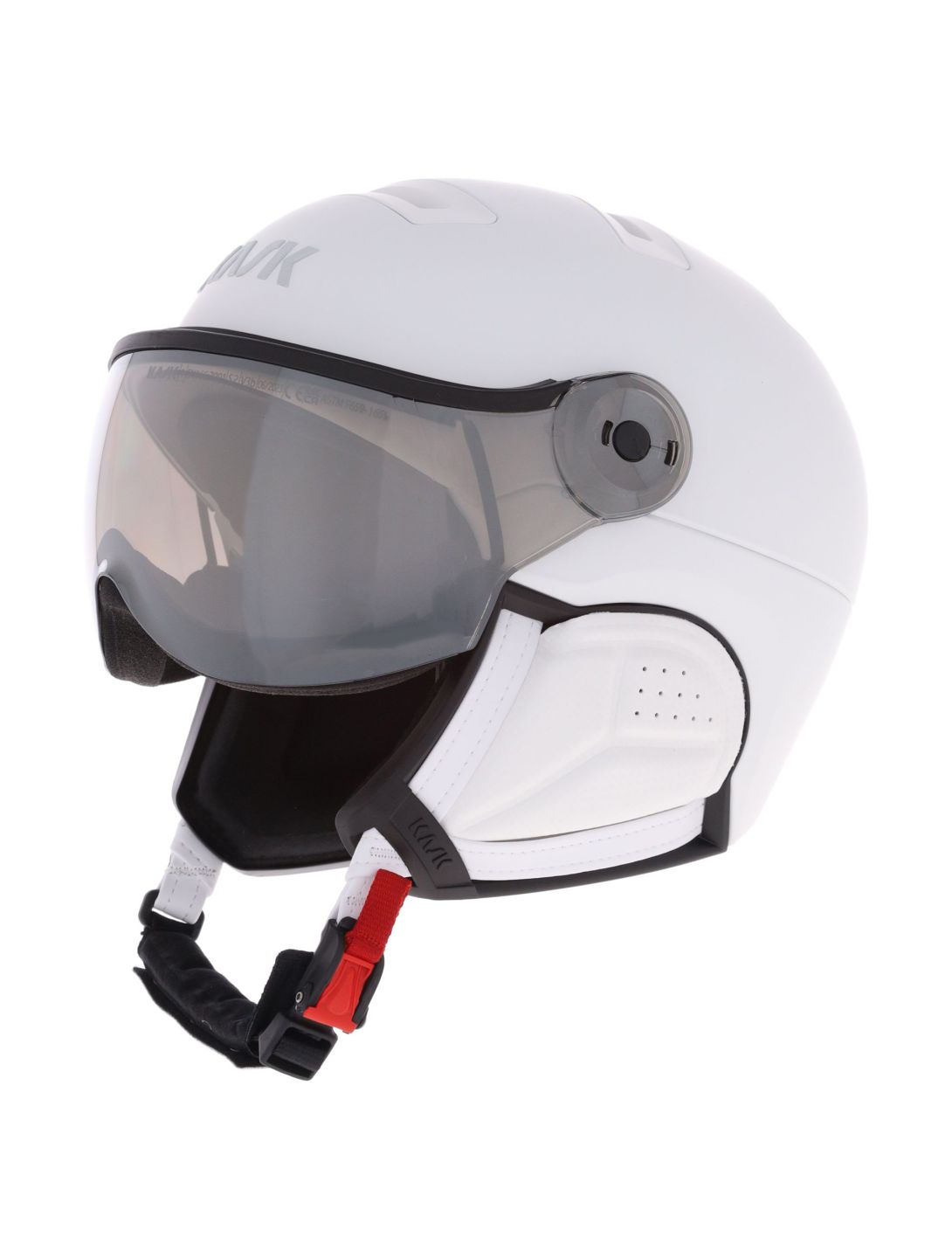 Kask, Piuma-R Shadow Visor casque de ski avec visière unisexe White blanc 