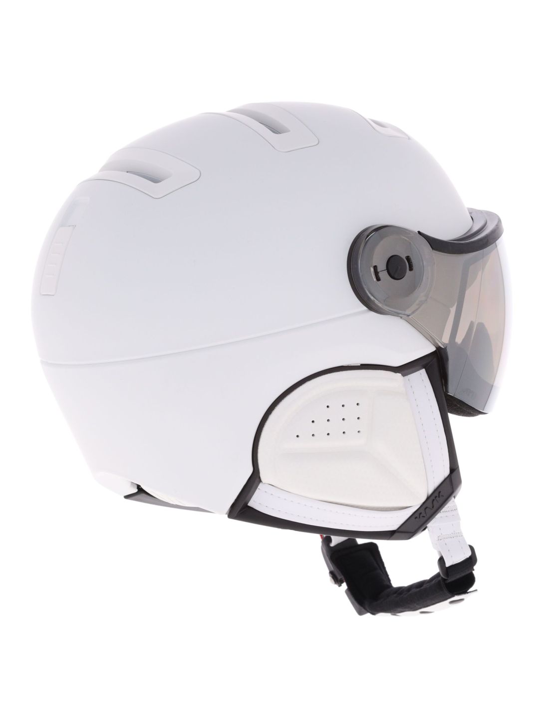 Kask, Piuma-R Shadow Visor casque de ski avec visière unisexe White blanc 