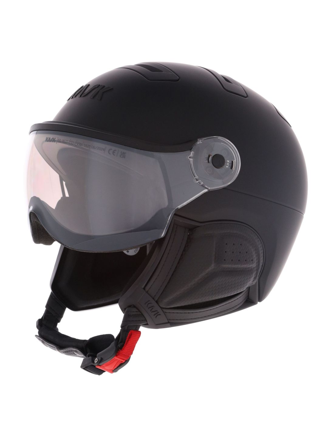 Kask, Piuma-R Shadow Visor casque de ski avec visière unisexe Black noir 