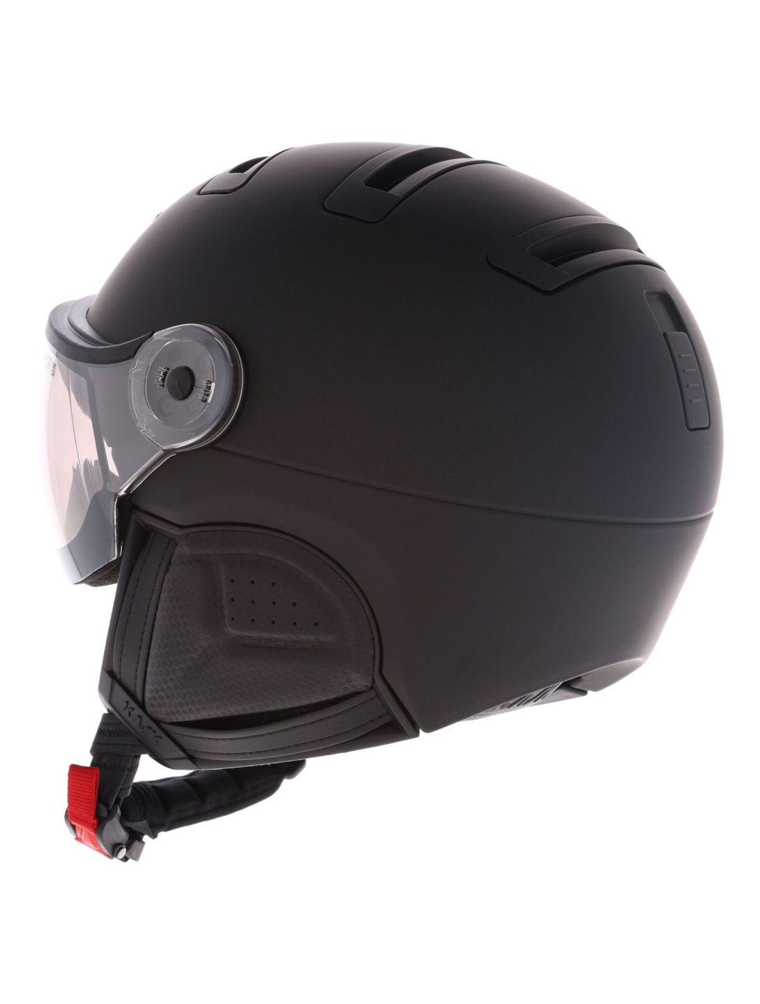 Kask, Piuma-R Shadow Visor casque de ski avec visière unisexe Black noir 