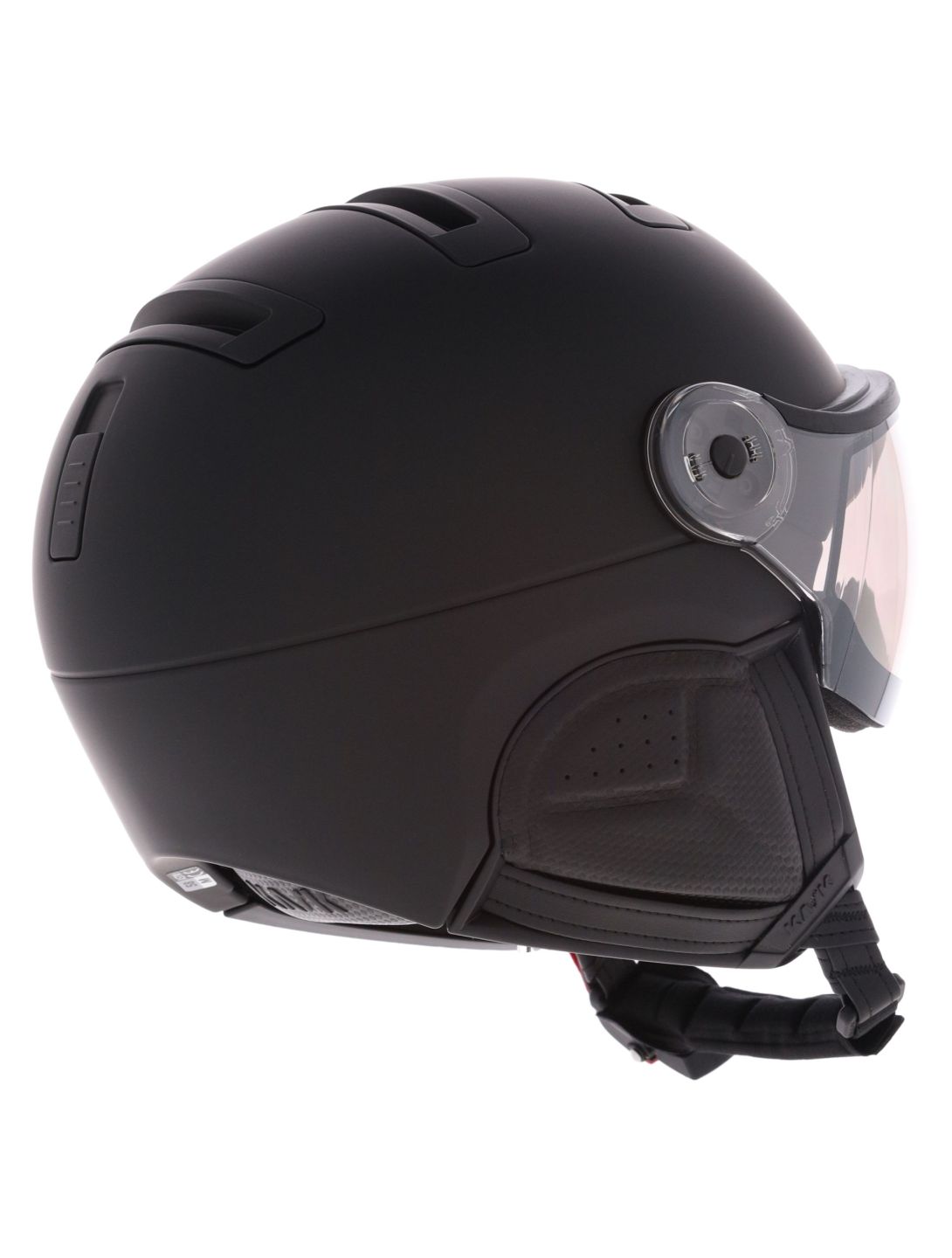 Kask, Piuma-R Shadow Visor casque de ski avec visière unisexe Black noir 