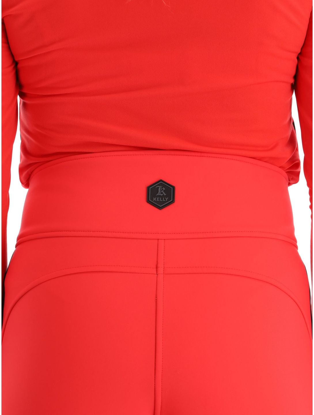 Kelly, April pantalon de ski en softshell femmes Red / Black noir, rouge 