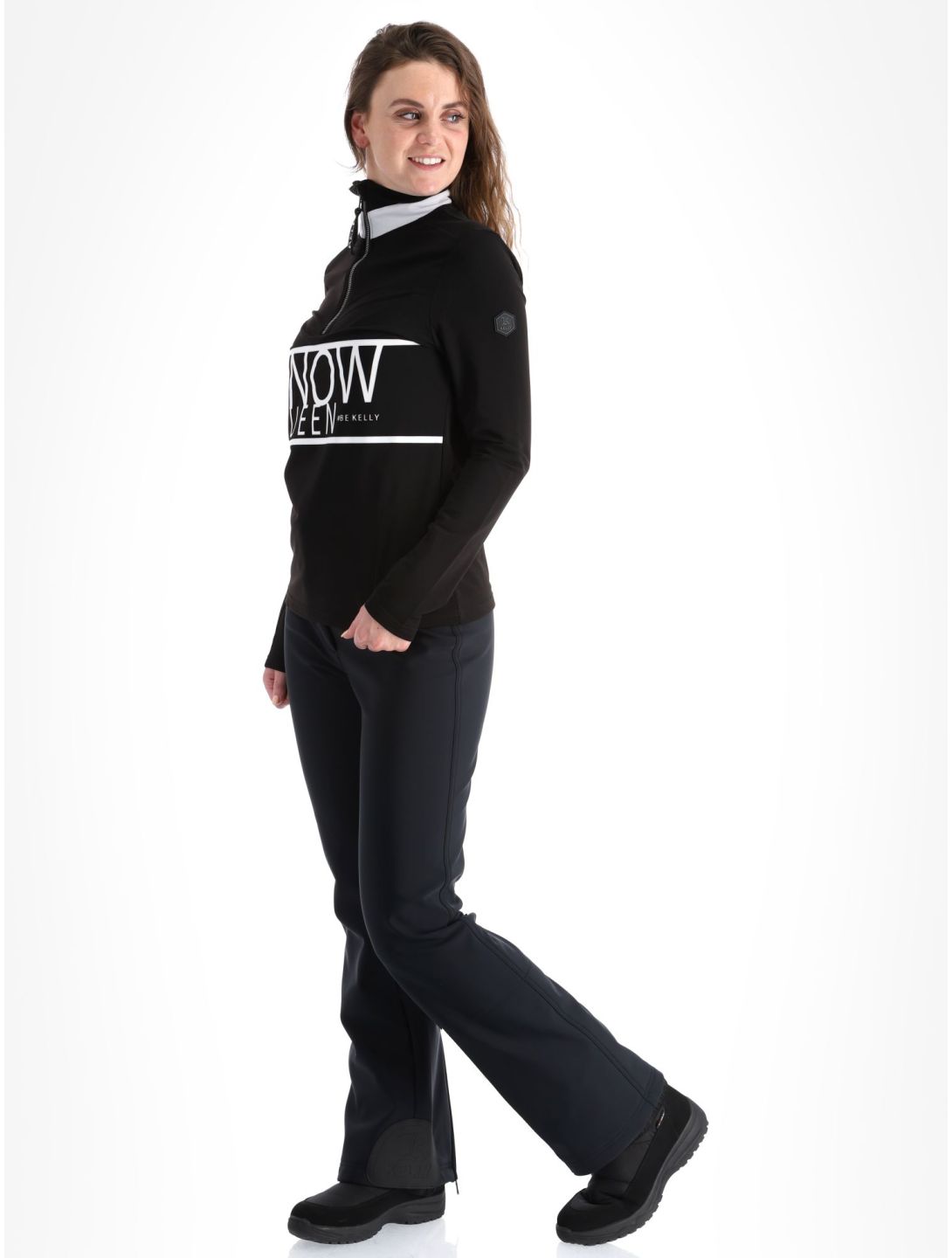 Kelly, Kiah pull de ski femmes Black noir 