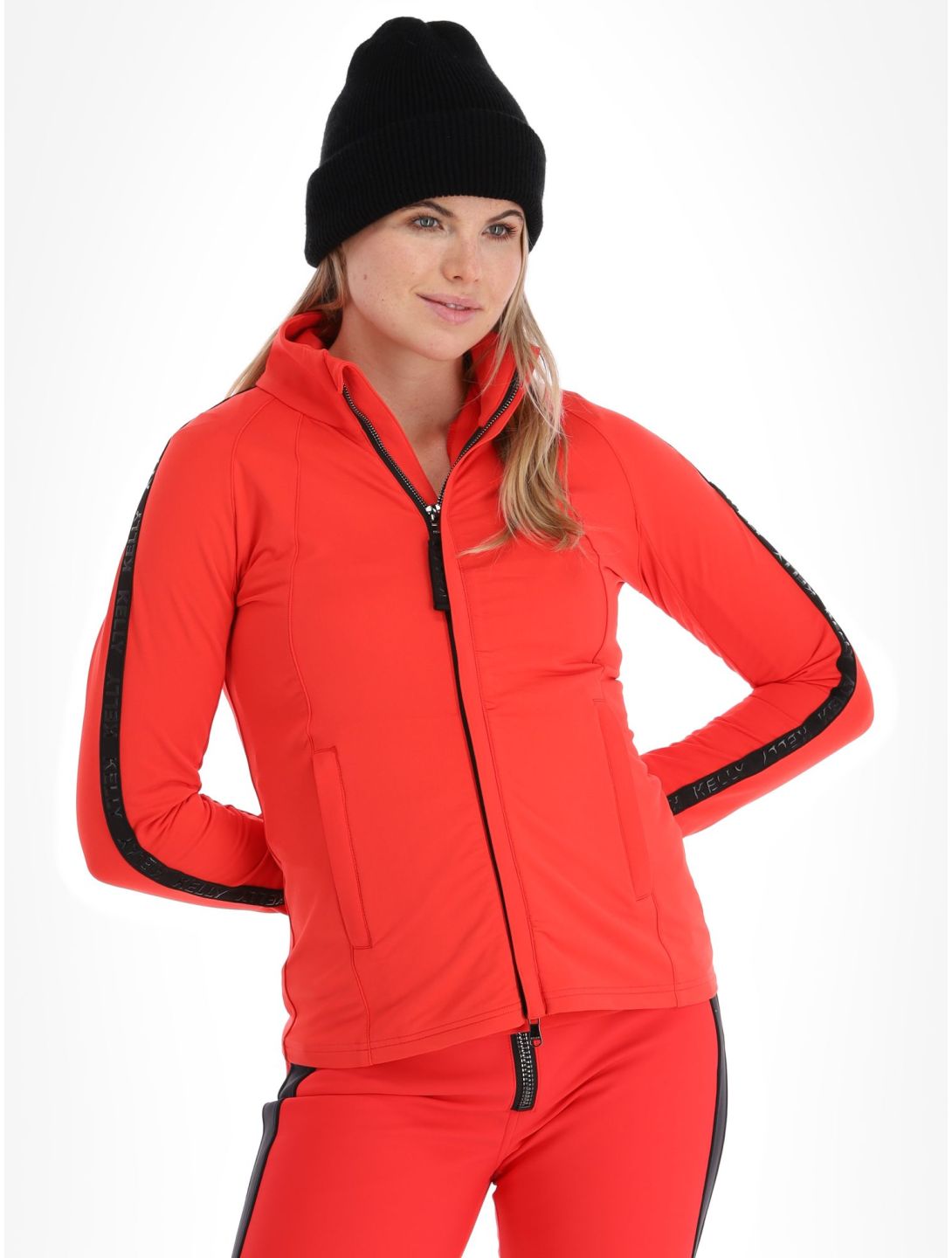 Kelly, Luna gilet femmes Red rouge 