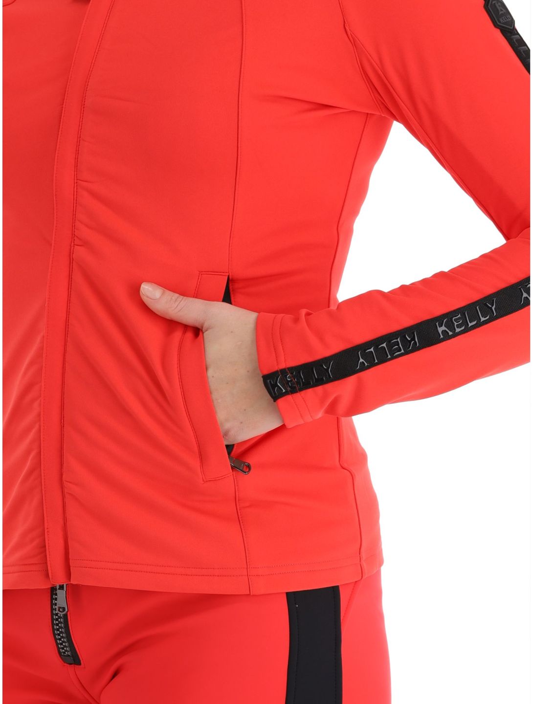 Kelly, Luna gilet femmes Red rouge 