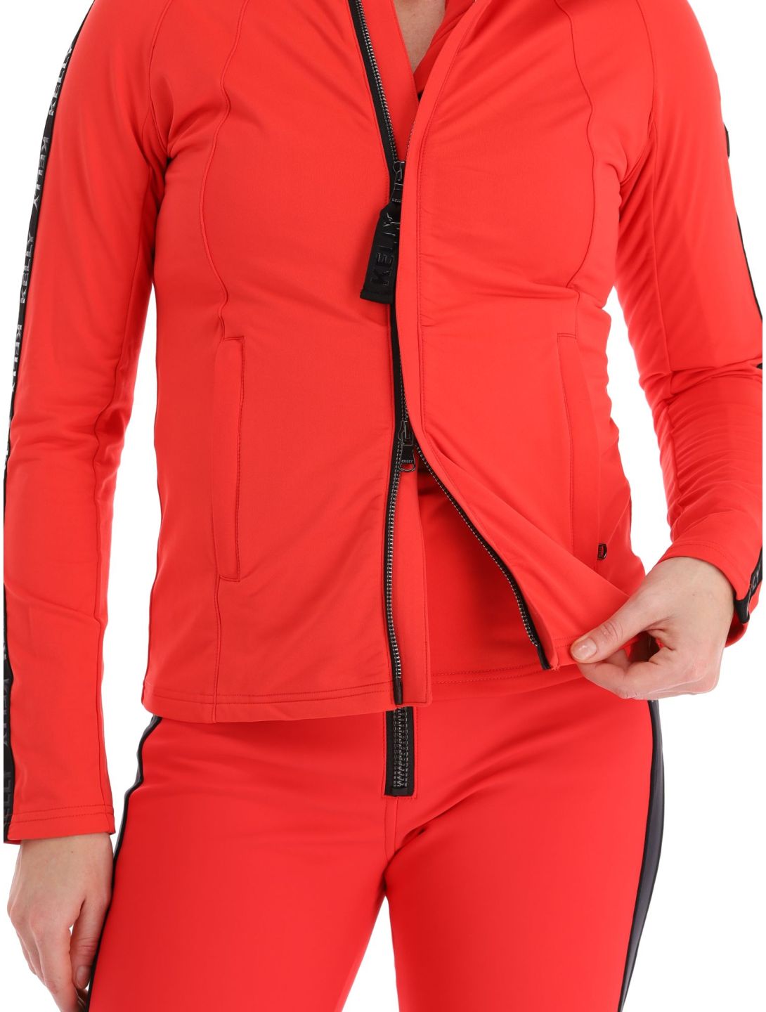 Kelly, Luna gilet femmes Red rouge 