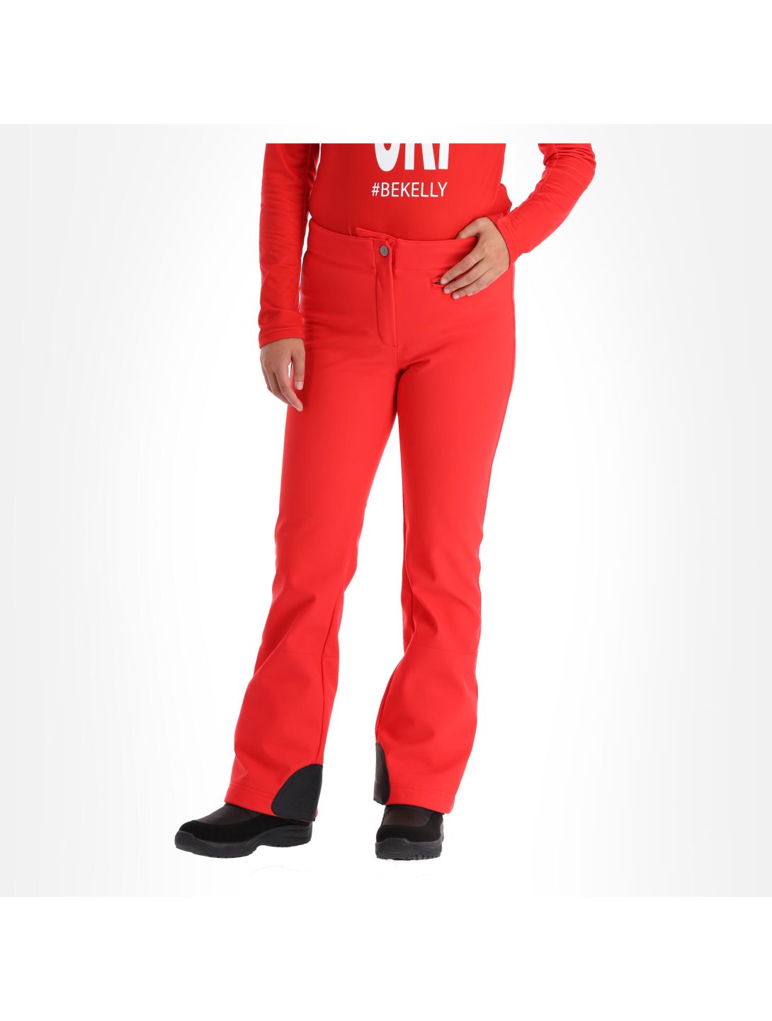 Kelly, Softshell Pants pantalon de ski en softshell femmes rouge 