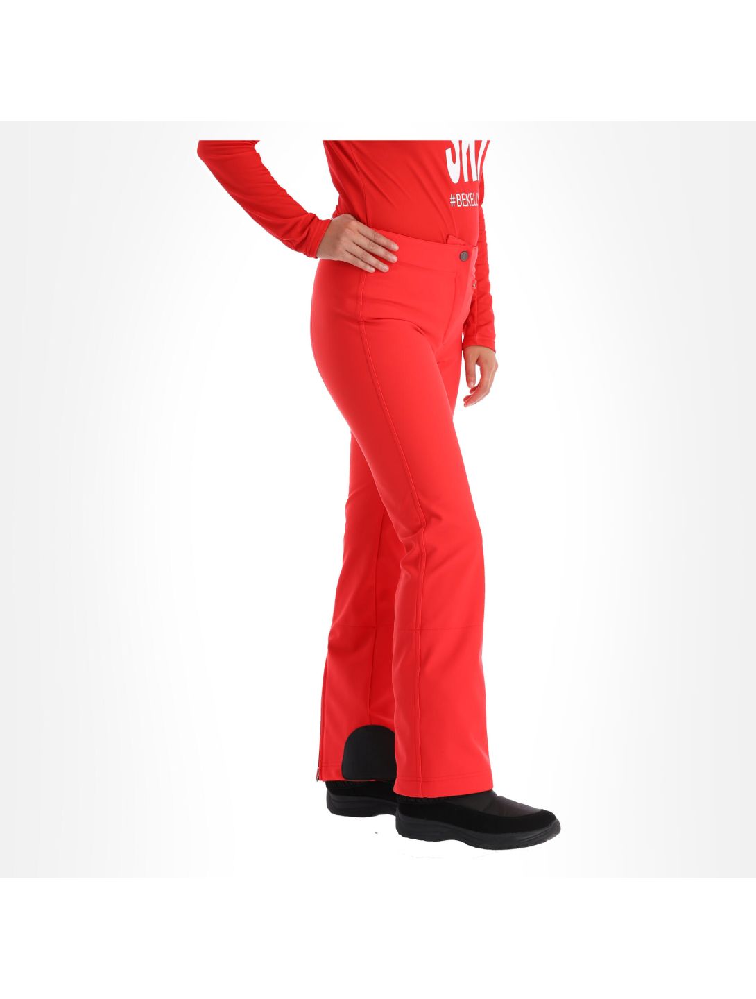 Kelly, Softshell Pants pantalon de ski en softshell femmes rouge 