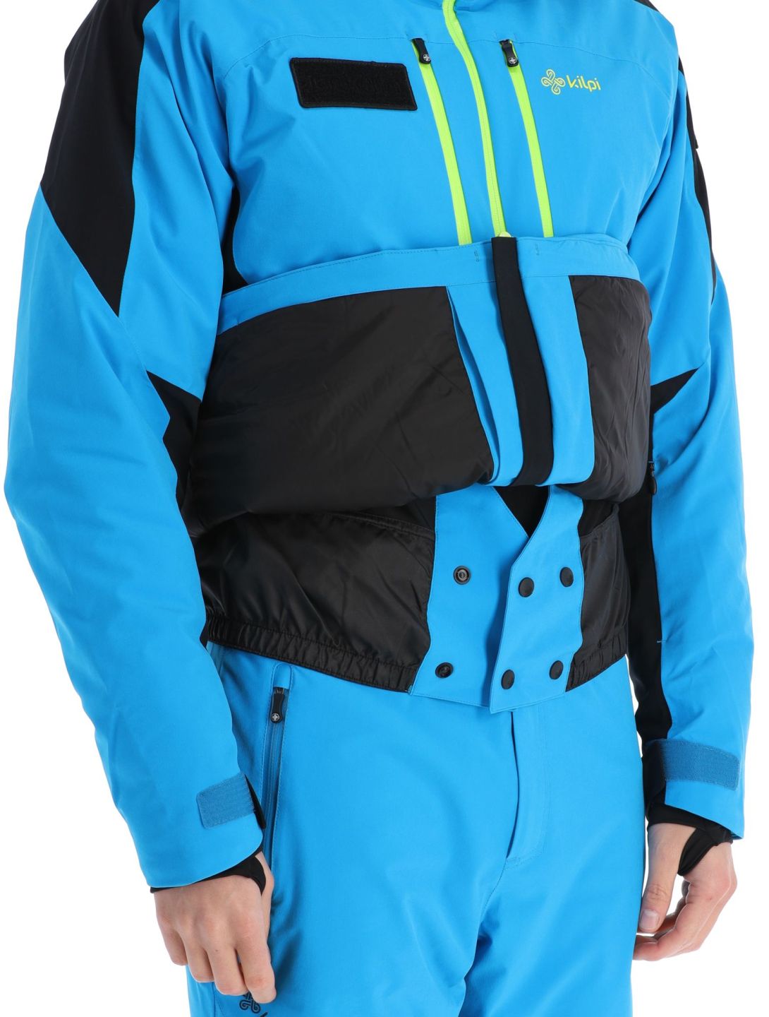 Kilpi, Dexen-M veste de ski hommes Blue blanc, bleu, rouge 