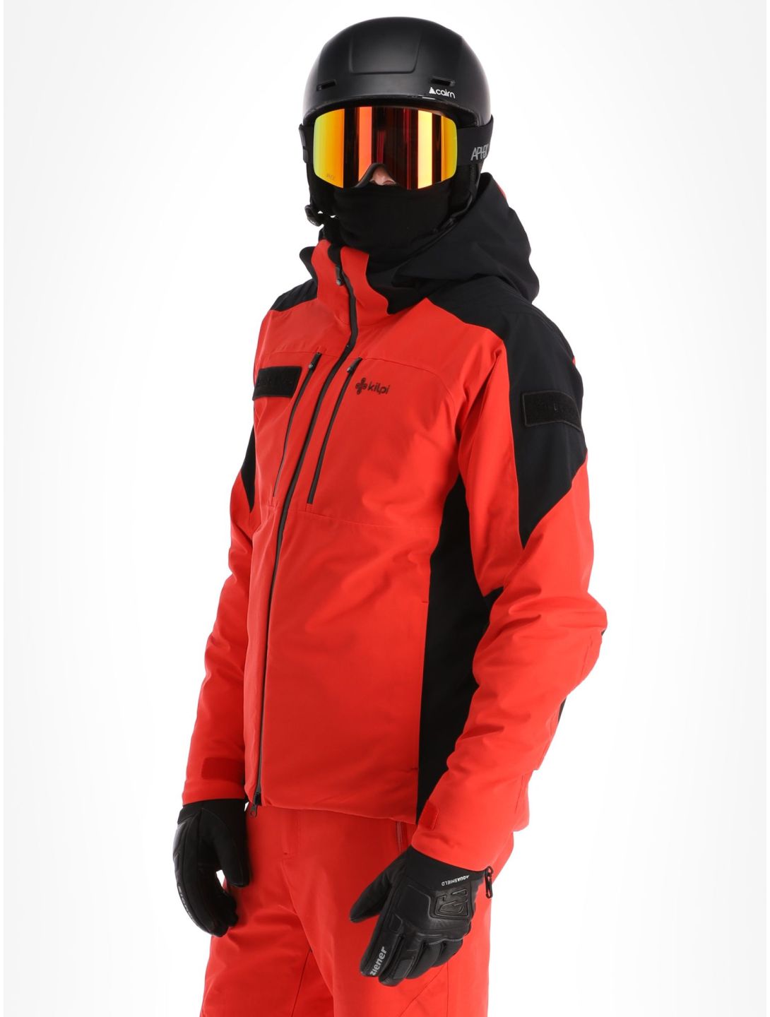 Kilpi, Dexen-M veste de ski hommes Red noir, rouge 