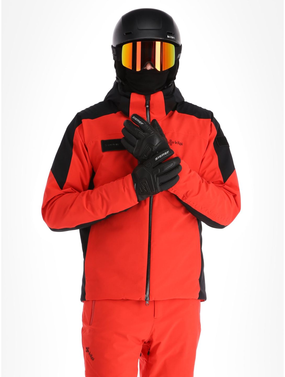 Kilpi, Dexen-M veste de ski hommes Red noir, rouge 