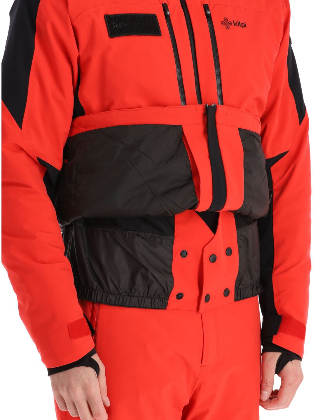 Kilpi, Dexen-M veste de ski hommes Red noir, rouge 