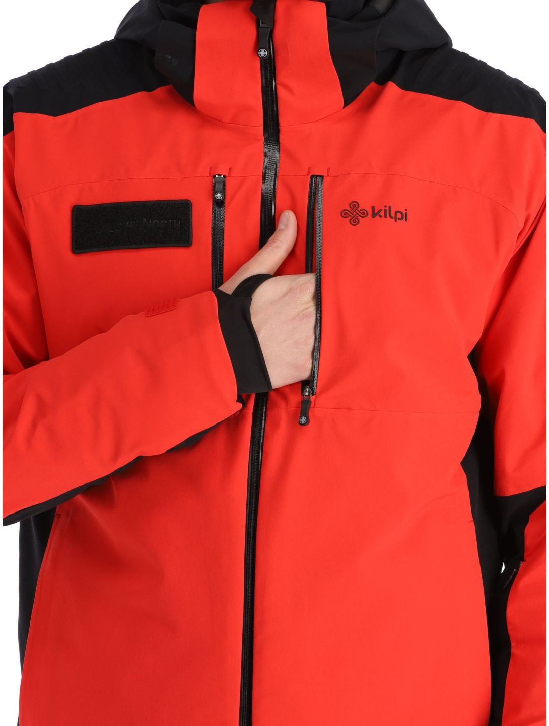 Kilpi, Dexen-M veste de ski hommes Red noir, rouge 