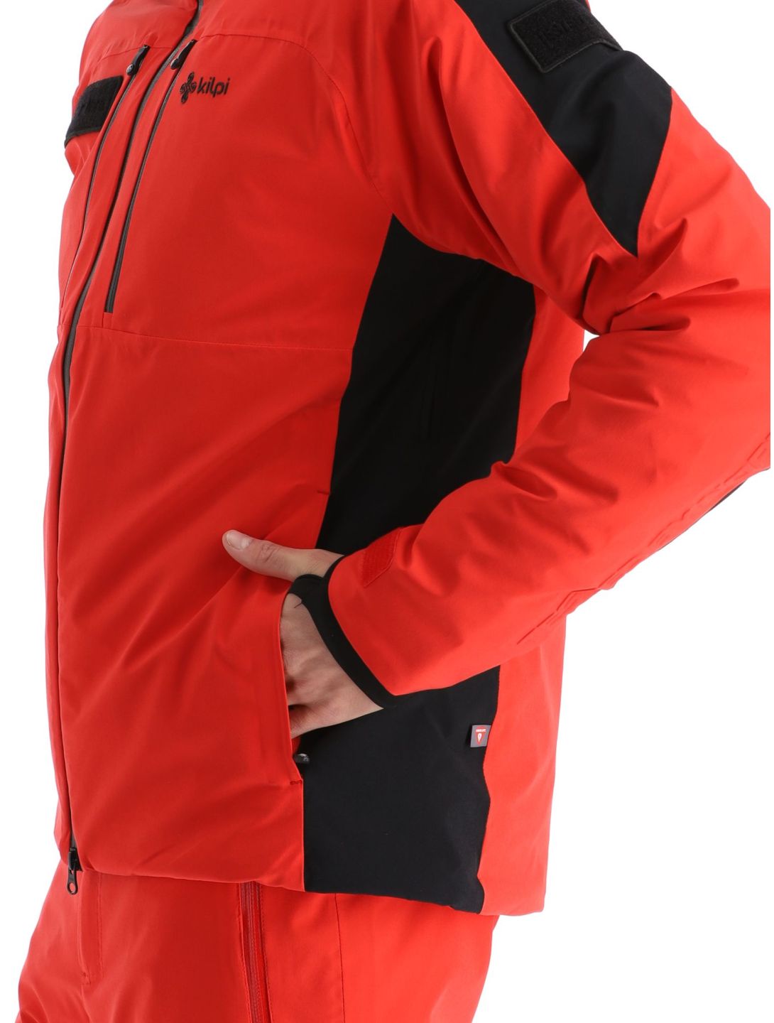 Kilpi, Dexen-M veste de ski hommes Red noir, rouge 