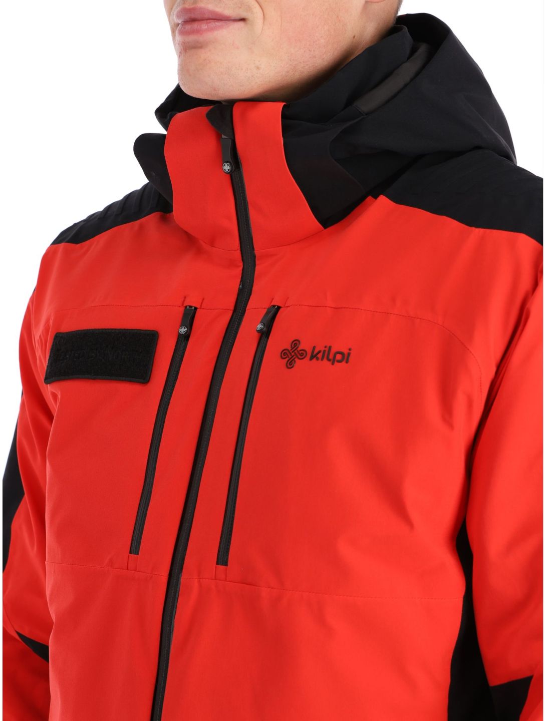 Kilpi, Dexen-M veste de ski hommes Red noir, rouge 