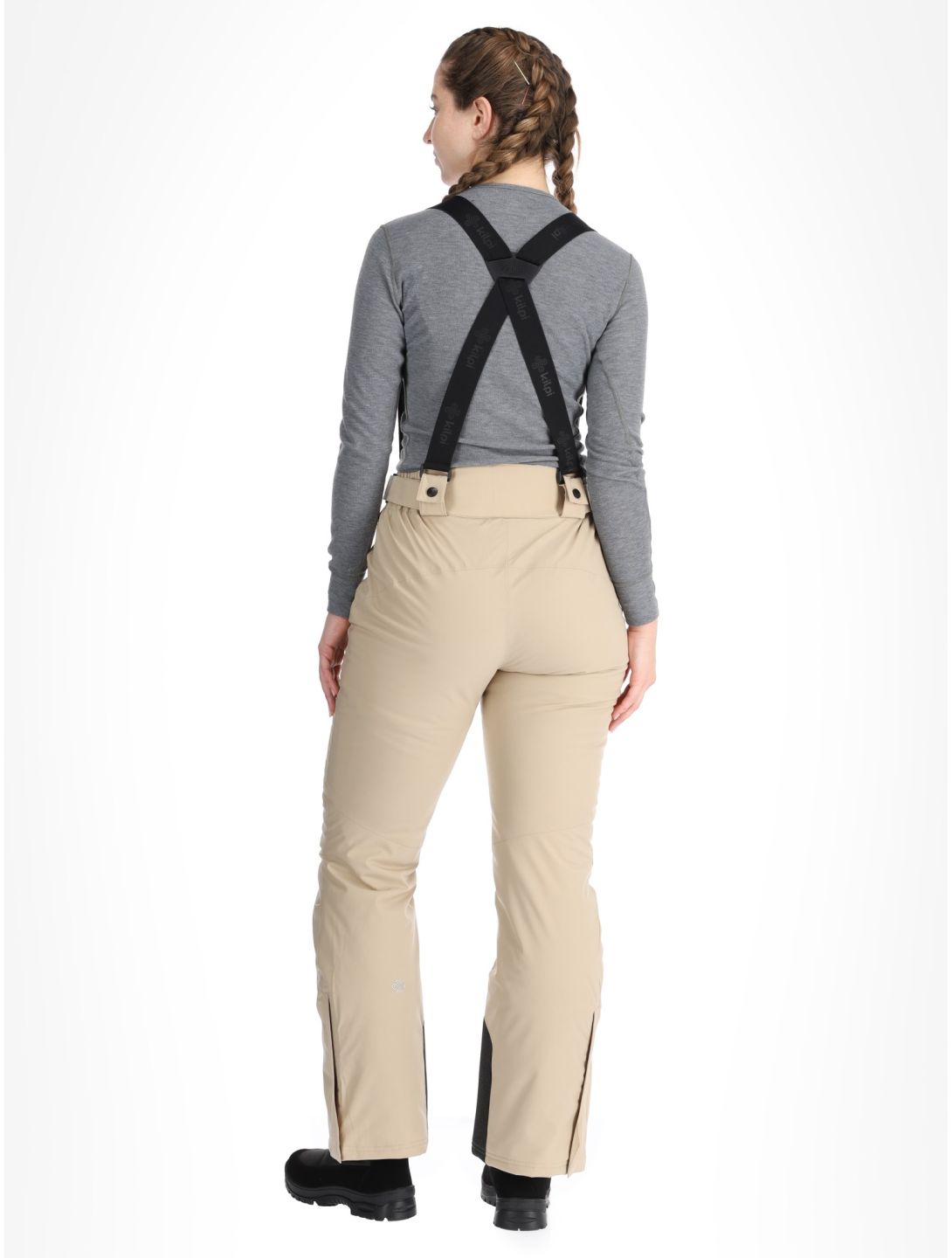 Kilpi, ELARE pantalon de ski femmes Beige beige 