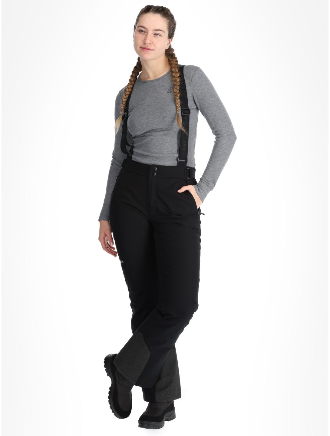 Kilpi, ELARE pantalon de ski femmes Black noir 