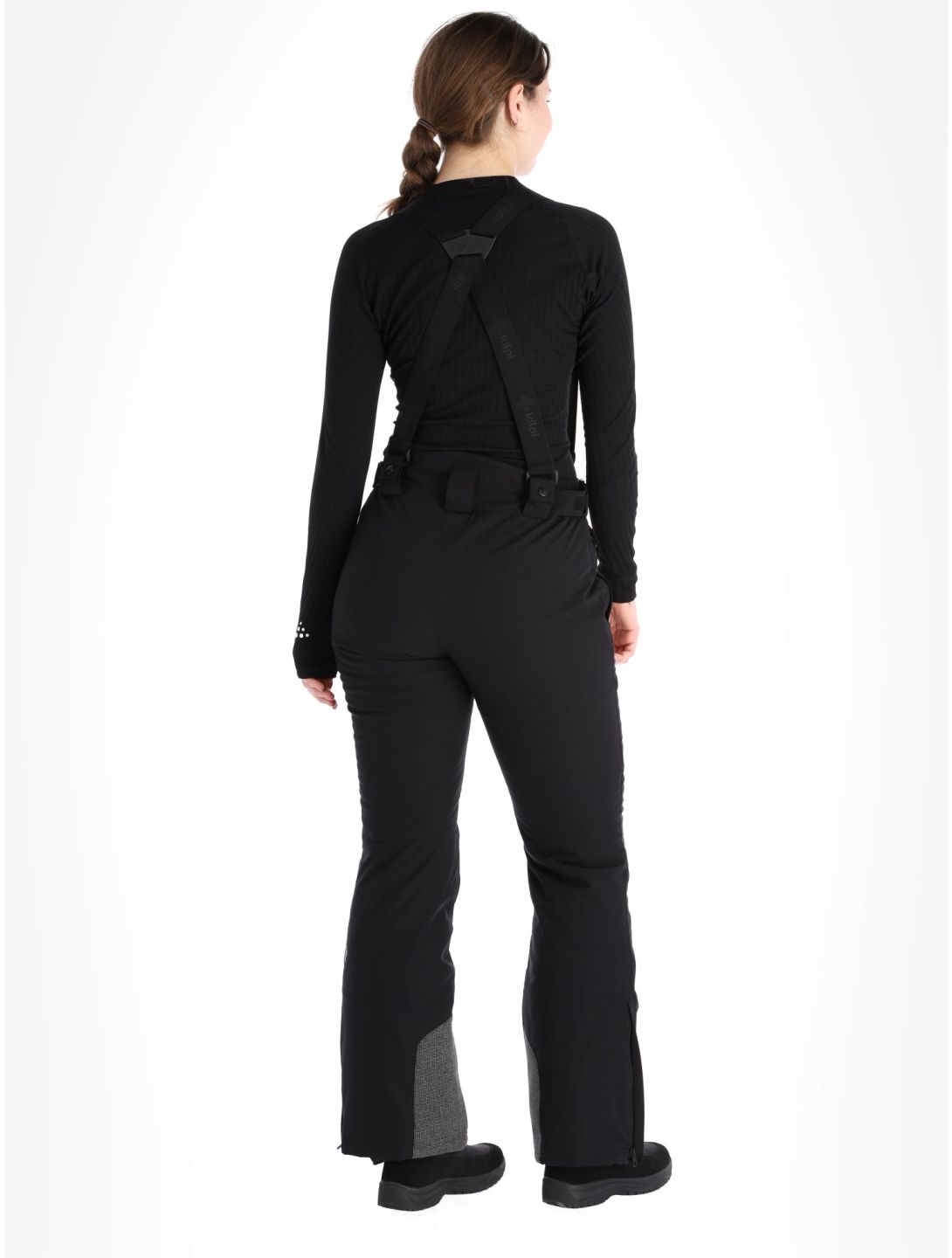 Kilpi, Elare-w pantalon de ski grandes tailles femmes Black noir 