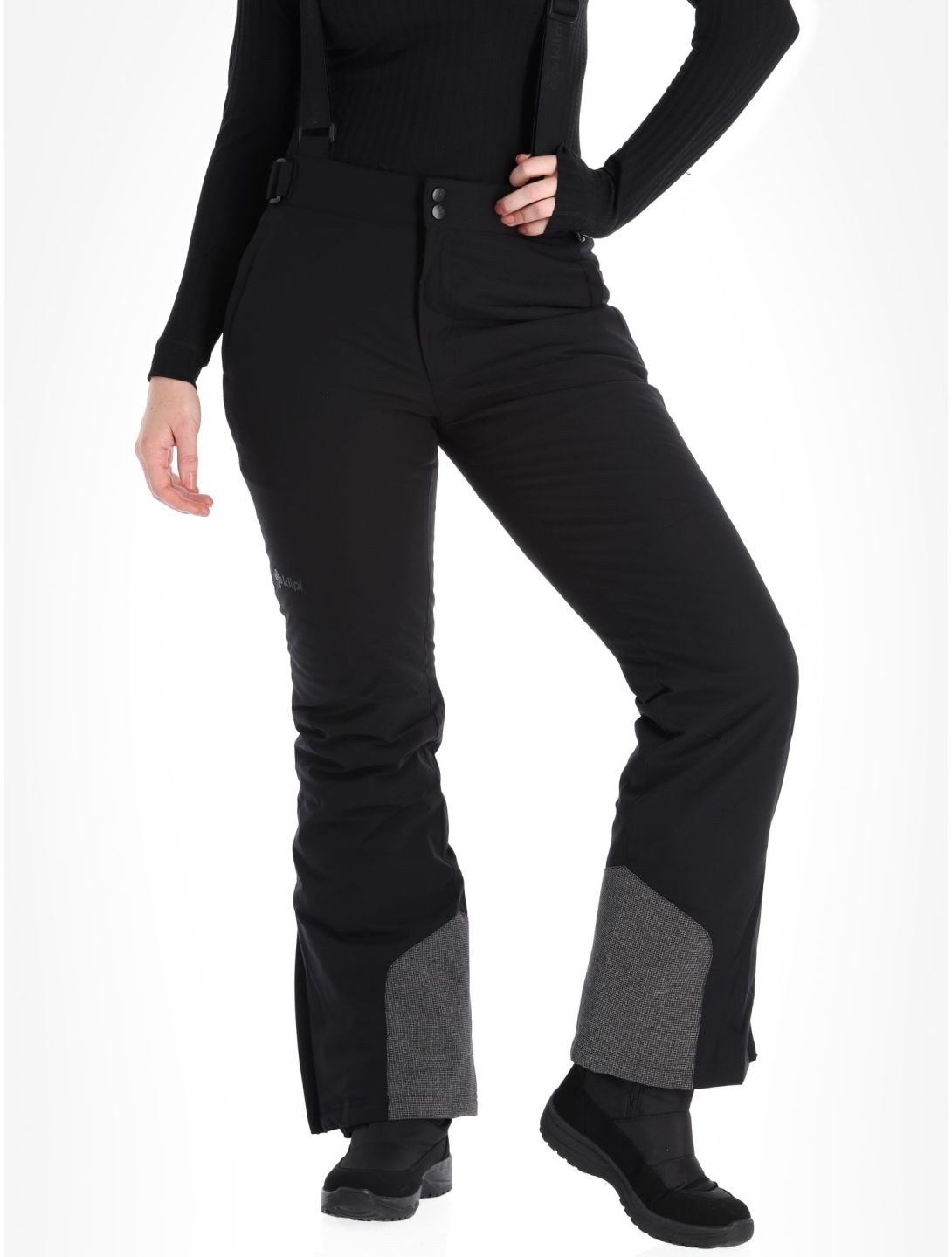 Kilpi, Elare-w pantalon de ski grandes tailles femmes Black noir 