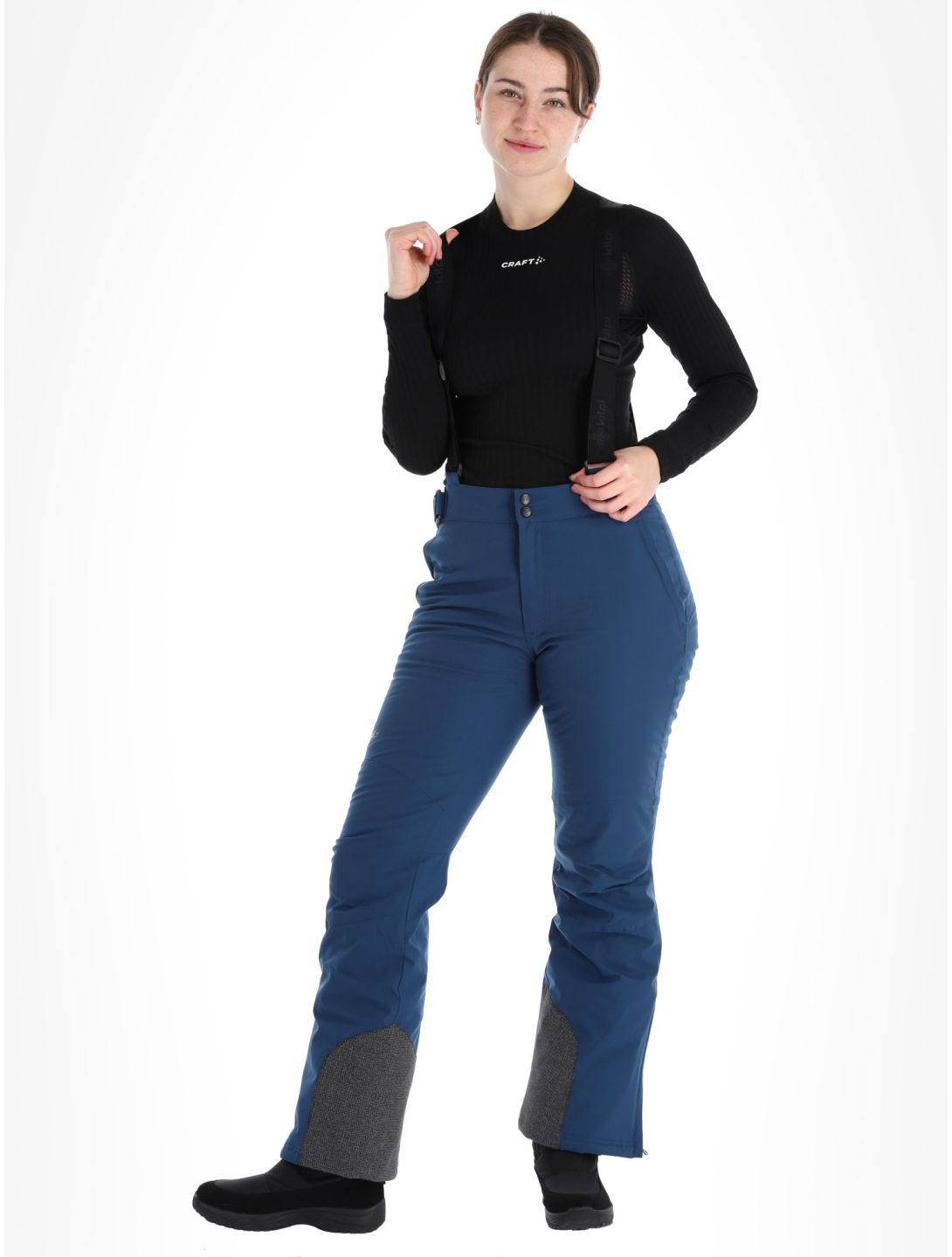 Kilpi, Elare-W pantalon de ski femmes Dark Blue bleu 