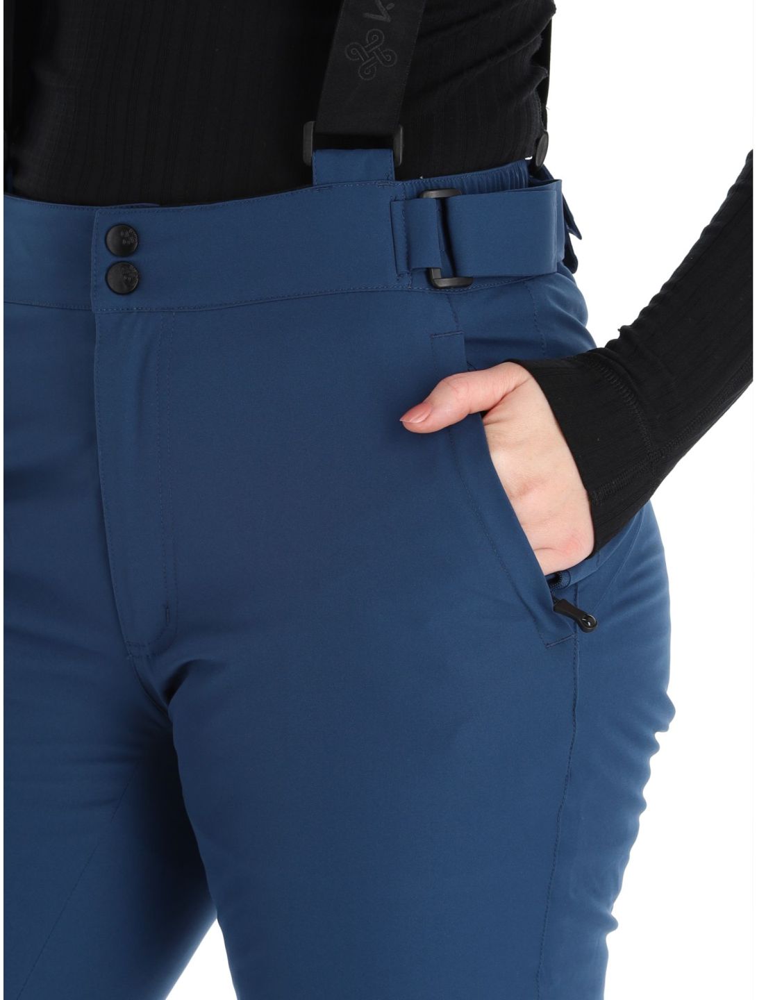 Kilpi, Elare-W pantalon de ski femmes Dark Blue bleu 