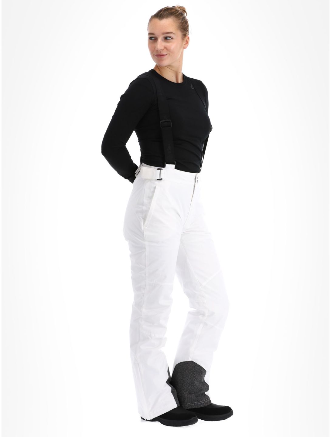 Kilpi, Elare-w pantalon de ski grandes tailles femmes White blanc 