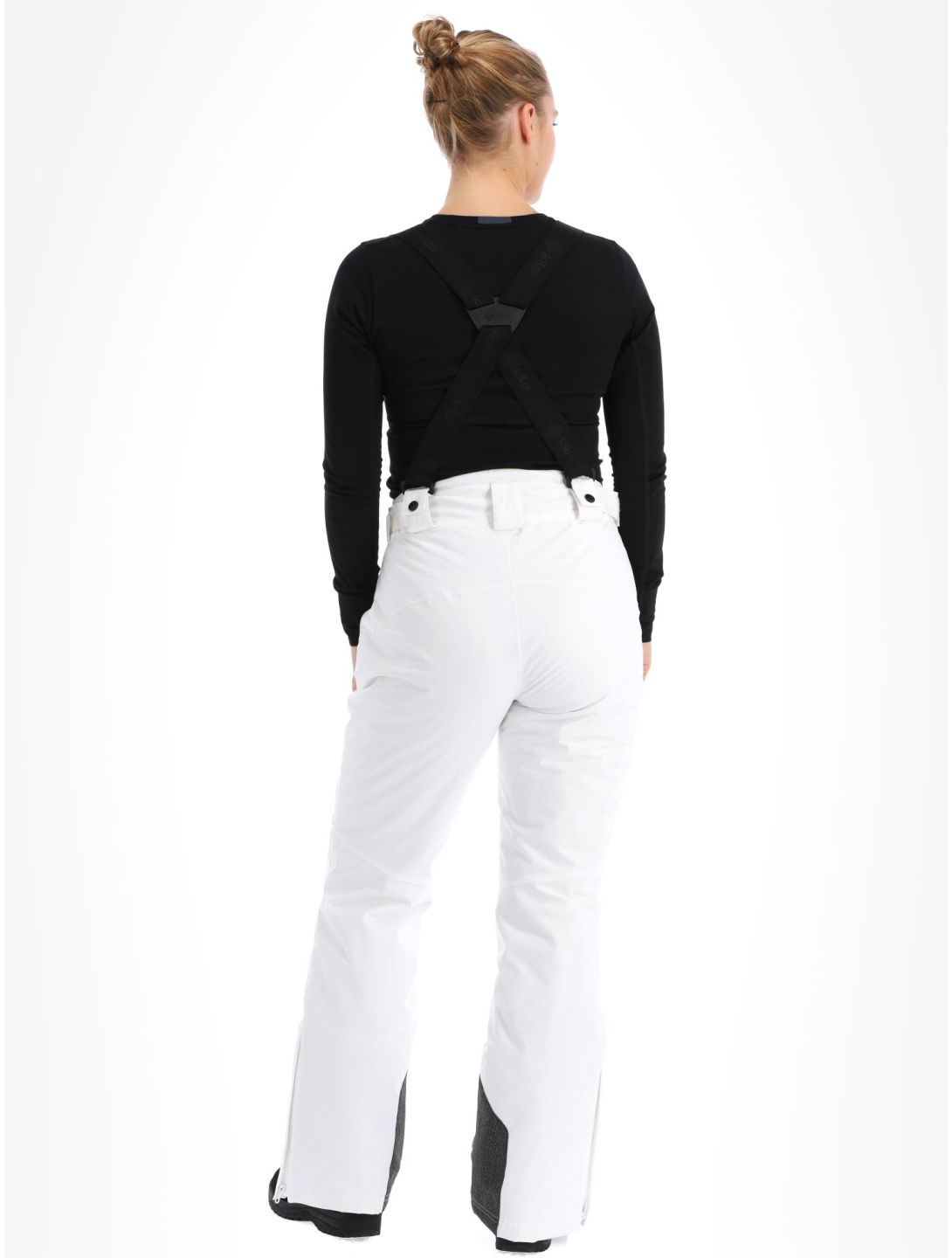 Kilpi, Elare-w pantalon de ski grandes tailles femmes White blanc 