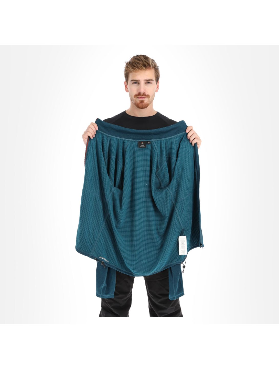 Kilpi, Eris-M gilet grandes tailles hommes turquoise bleu 