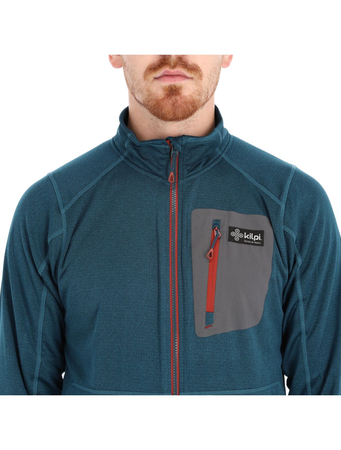 Kilpi, Eris-M gilet grandes tailles hommes turquoise bleu 