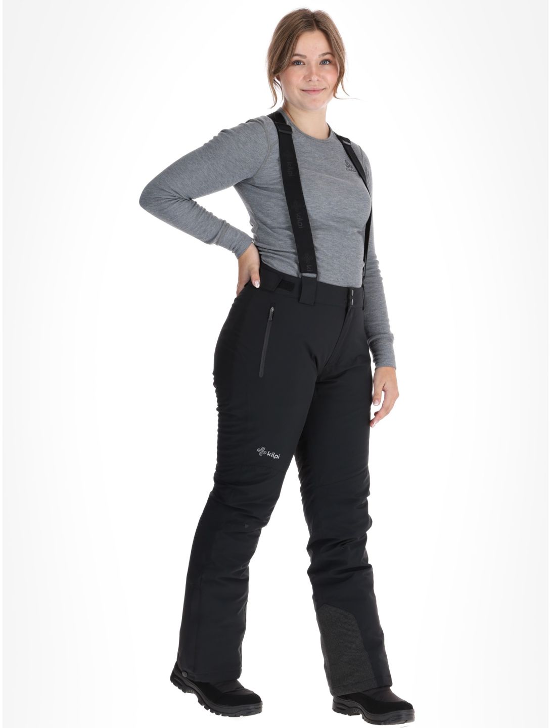 Kilpi, Eurina pantalon de ski femmes Black noir 