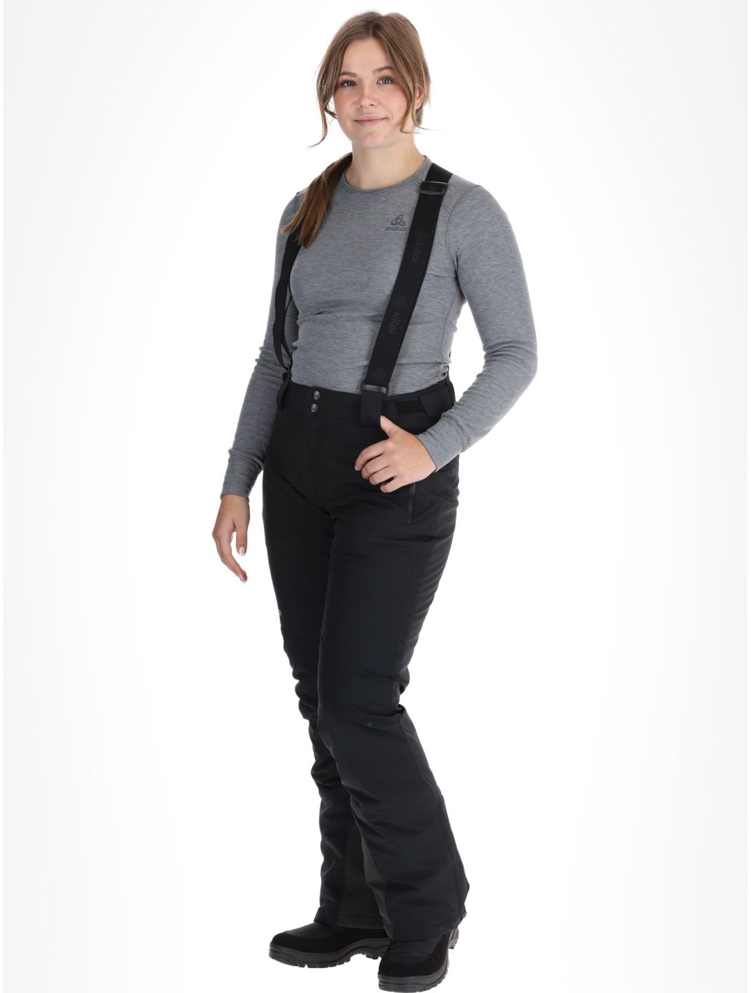 Kilpi, Eurina pantalon de ski femmes Black noir 