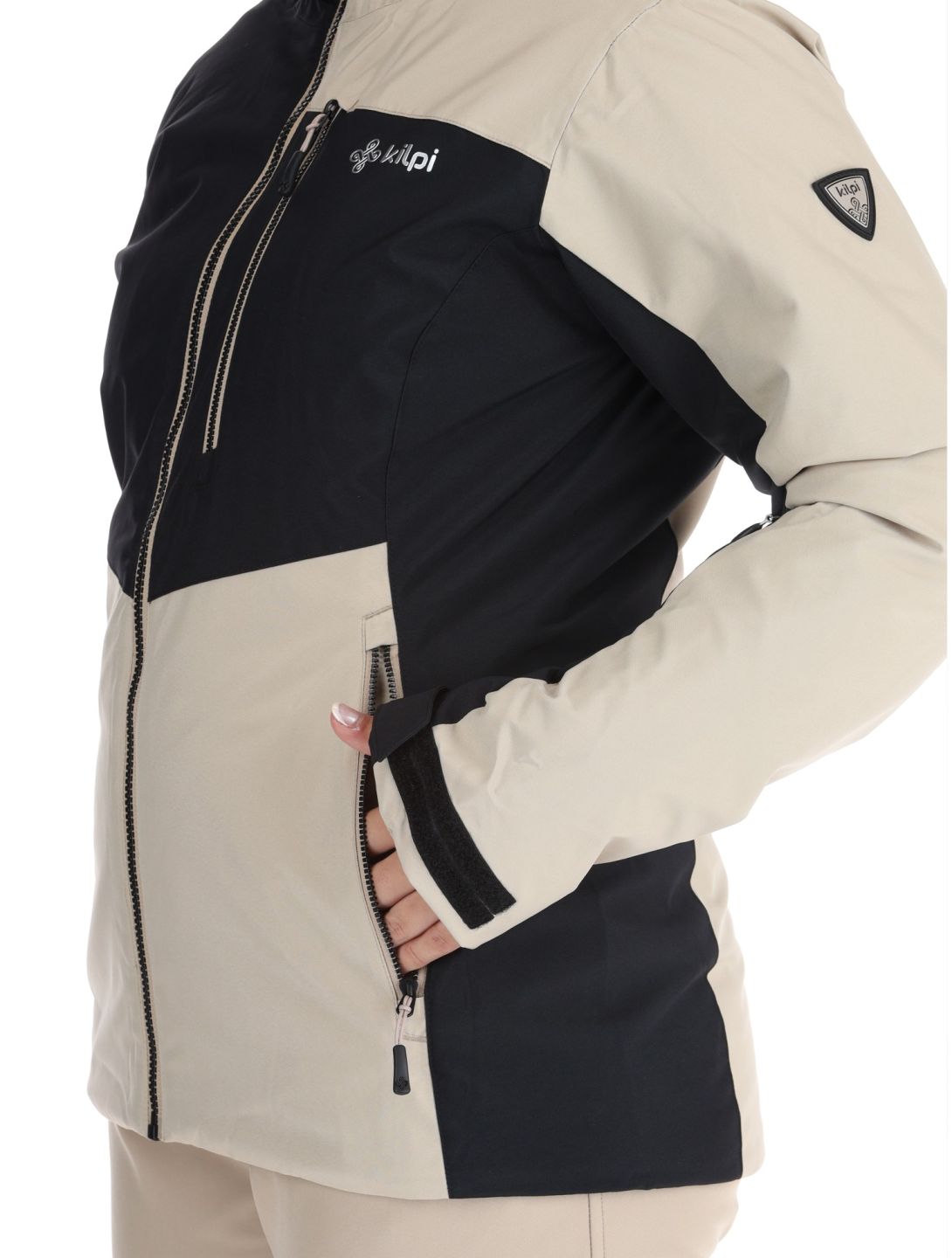 Kilpi, Flip veste de ski femmes Beige beige, noir 