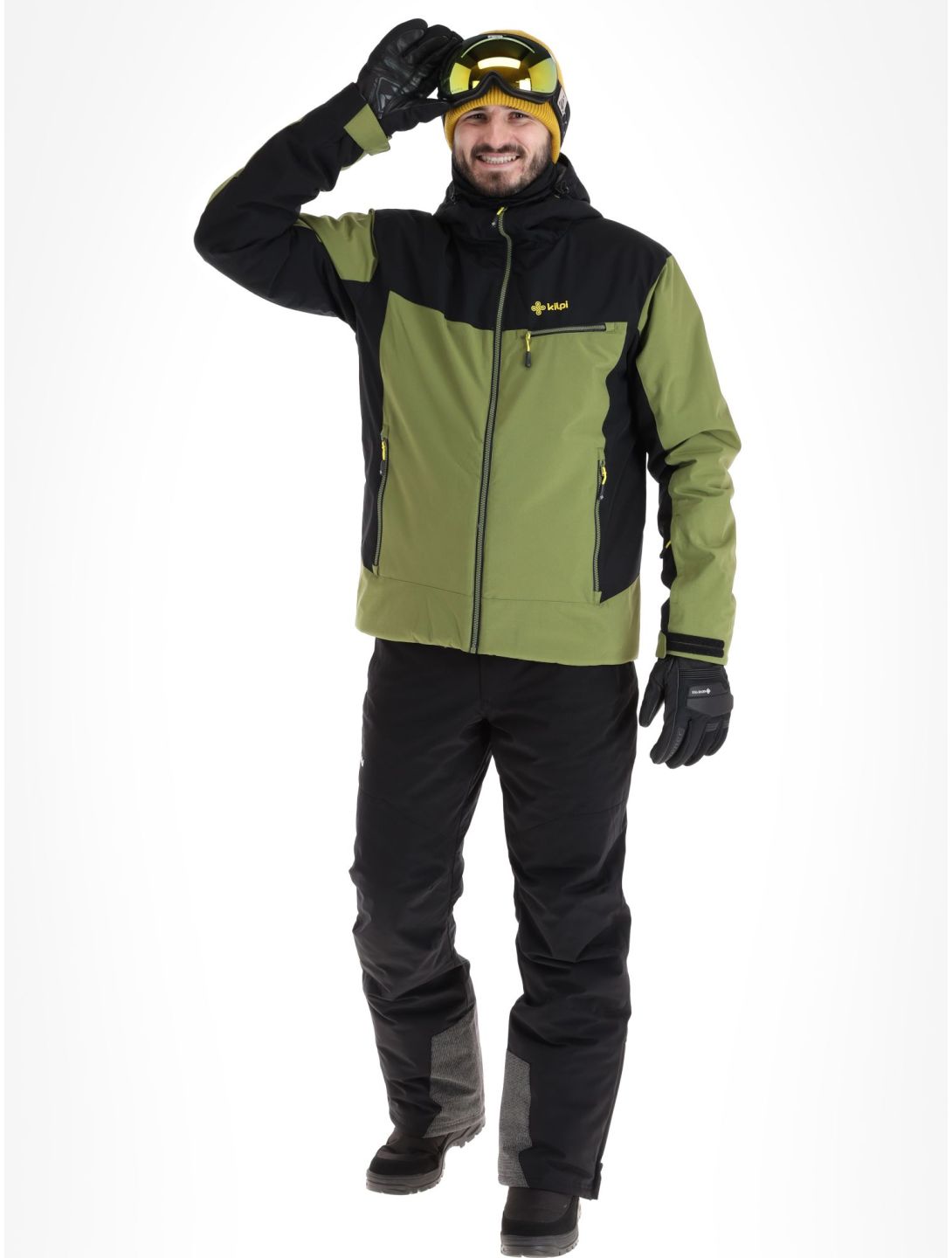 Kilpi, Flip-M veste de ski hommes Green noir, vert 