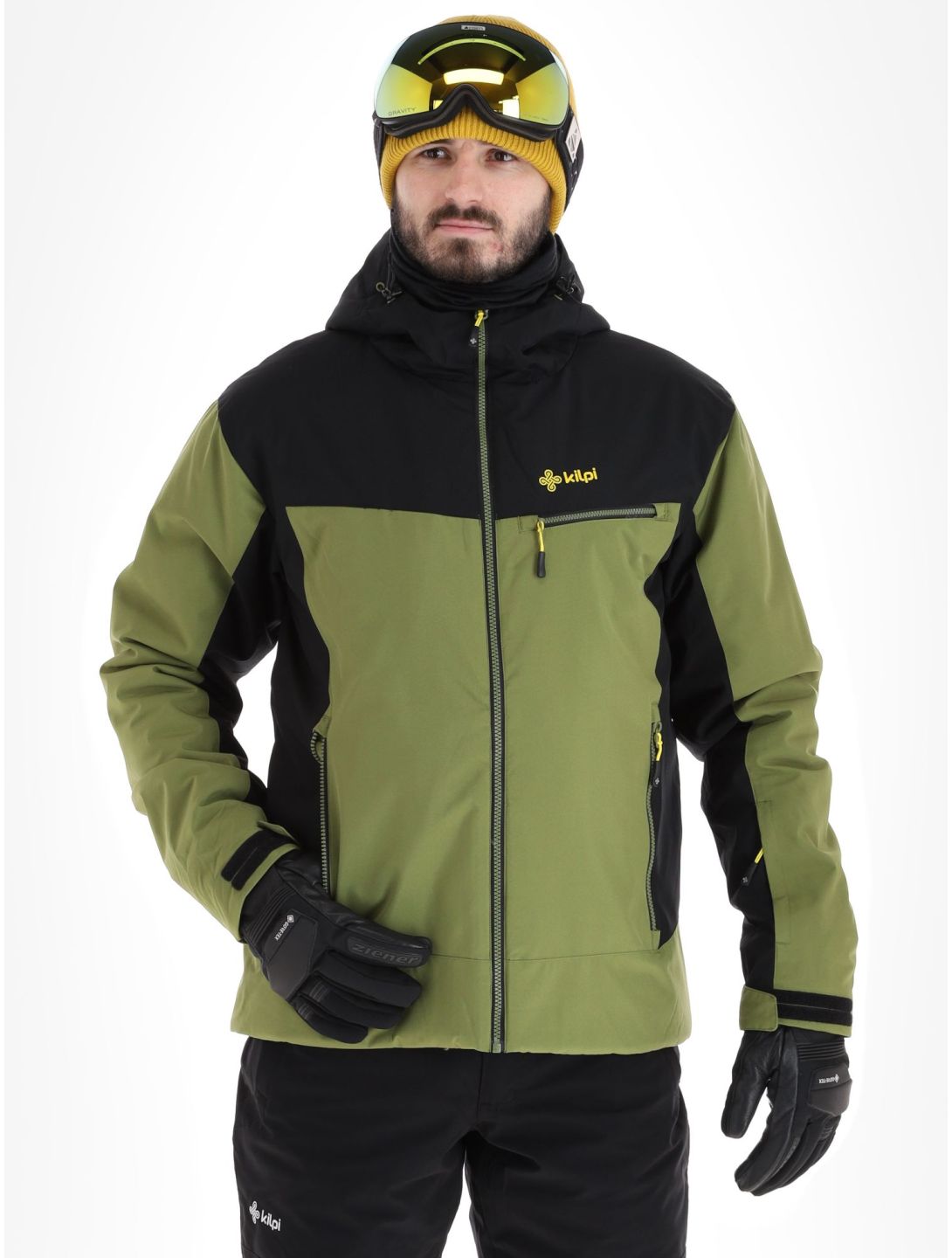 Kilpi, Flip-M veste de ski hommes Green noir, vert 