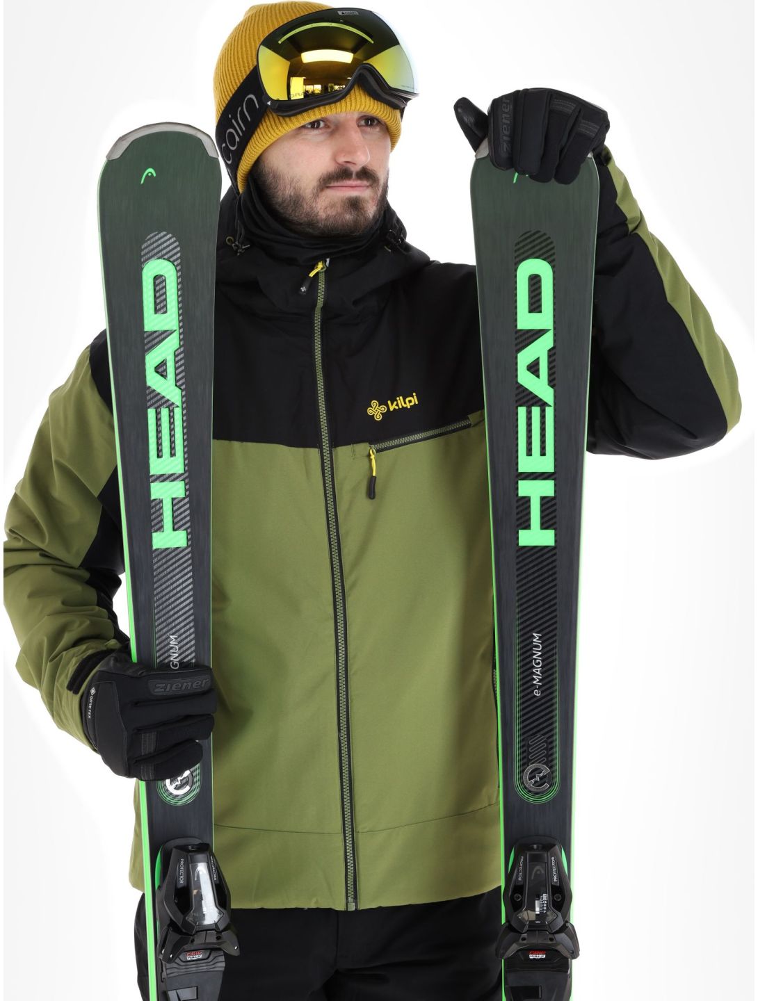 Kilpi, Flip-M veste de ski hommes Green noir, vert 