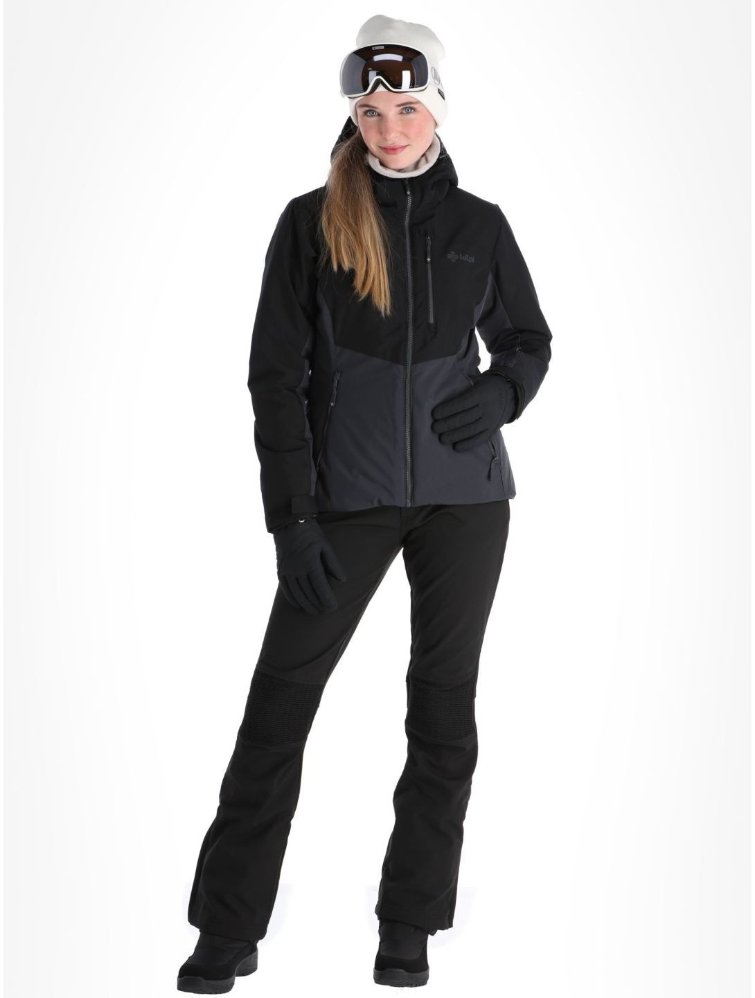 Kilpi, Flip-w veste de ski grandes tailles femmes Black noir 