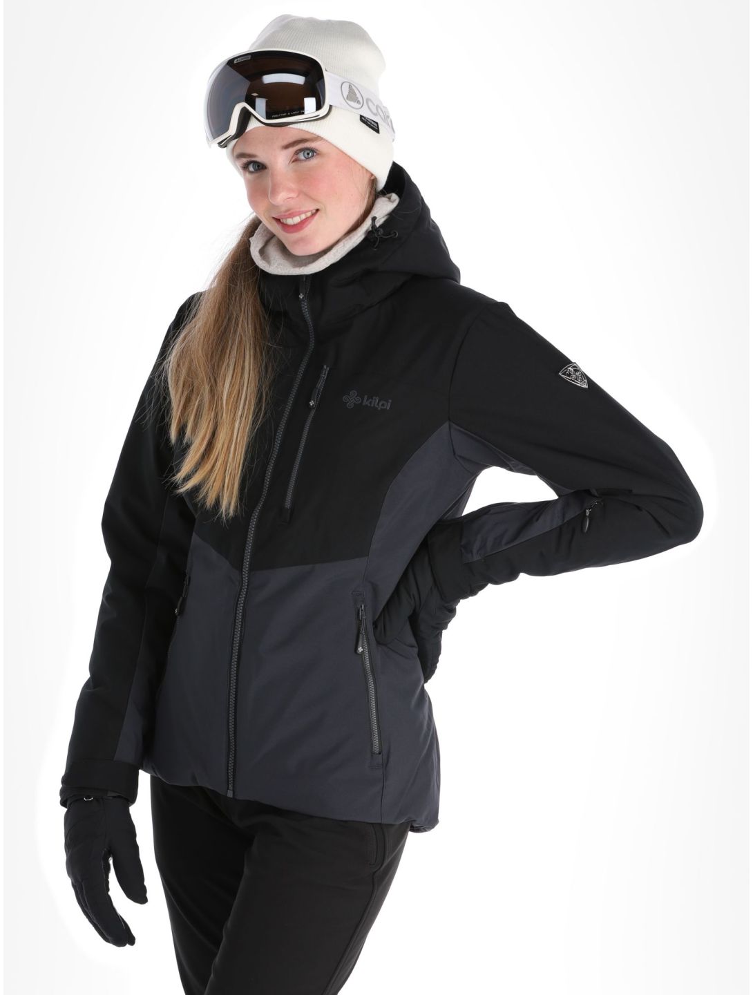 Kilpi, Flip-w veste de ski grandes tailles femmes Black noir 