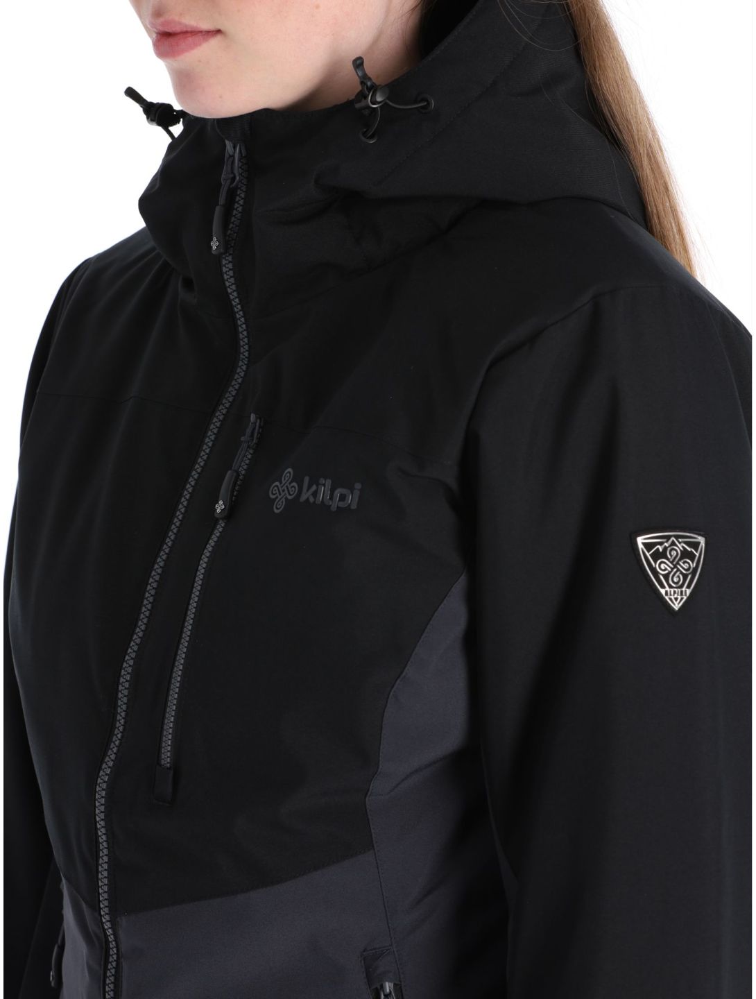 Kilpi, Flip-w veste de ski grandes tailles femmes Black noir 