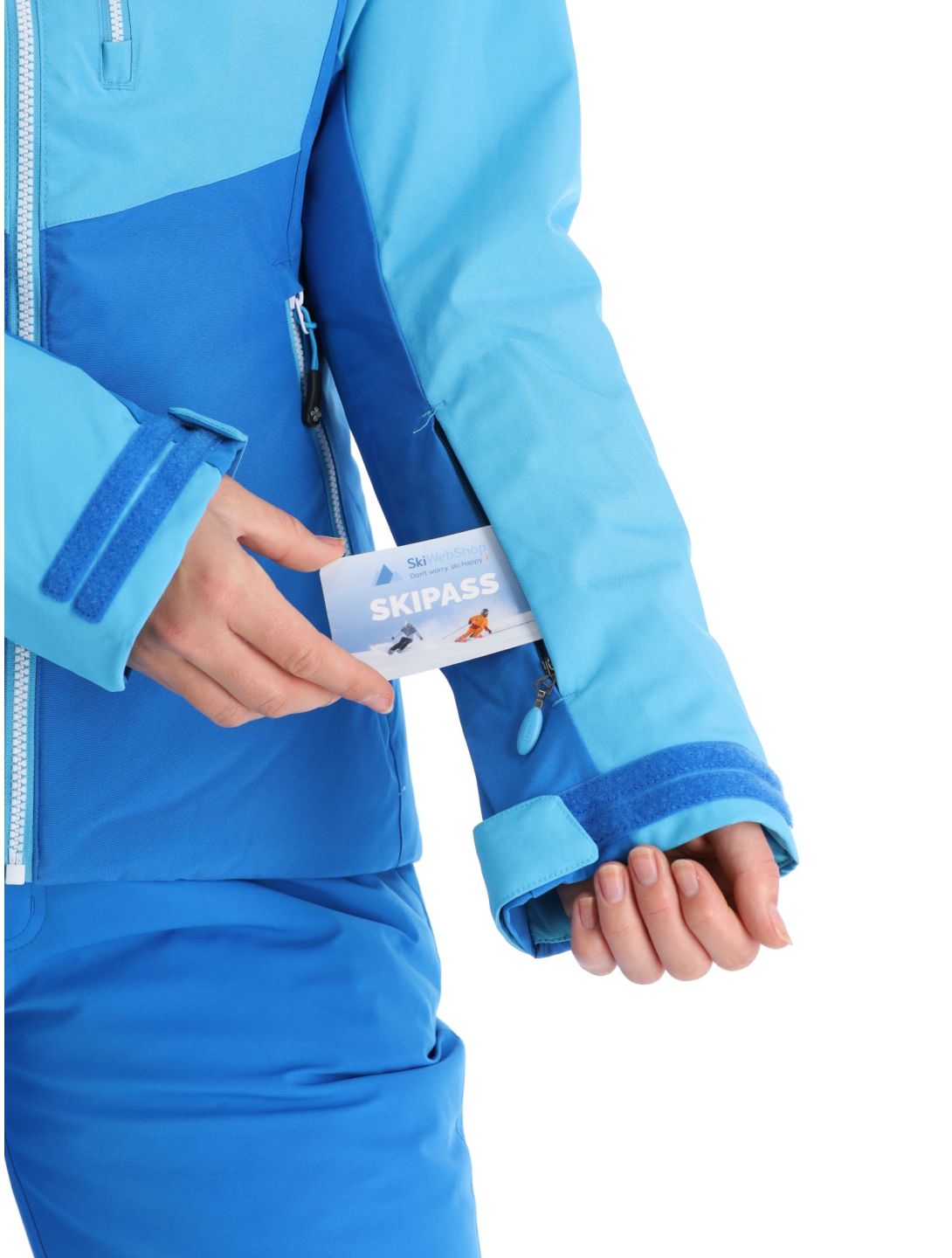 Kilpi, Flip-W veste de ski femmes Blue bleu 