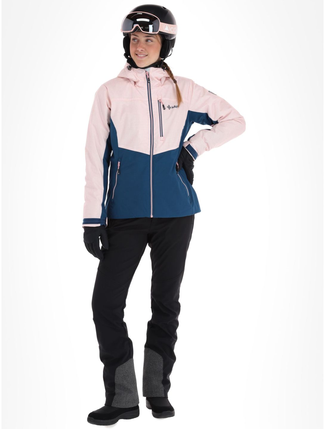 Kilpi, Flip-W veste de ski femmes Lady Pink rose 