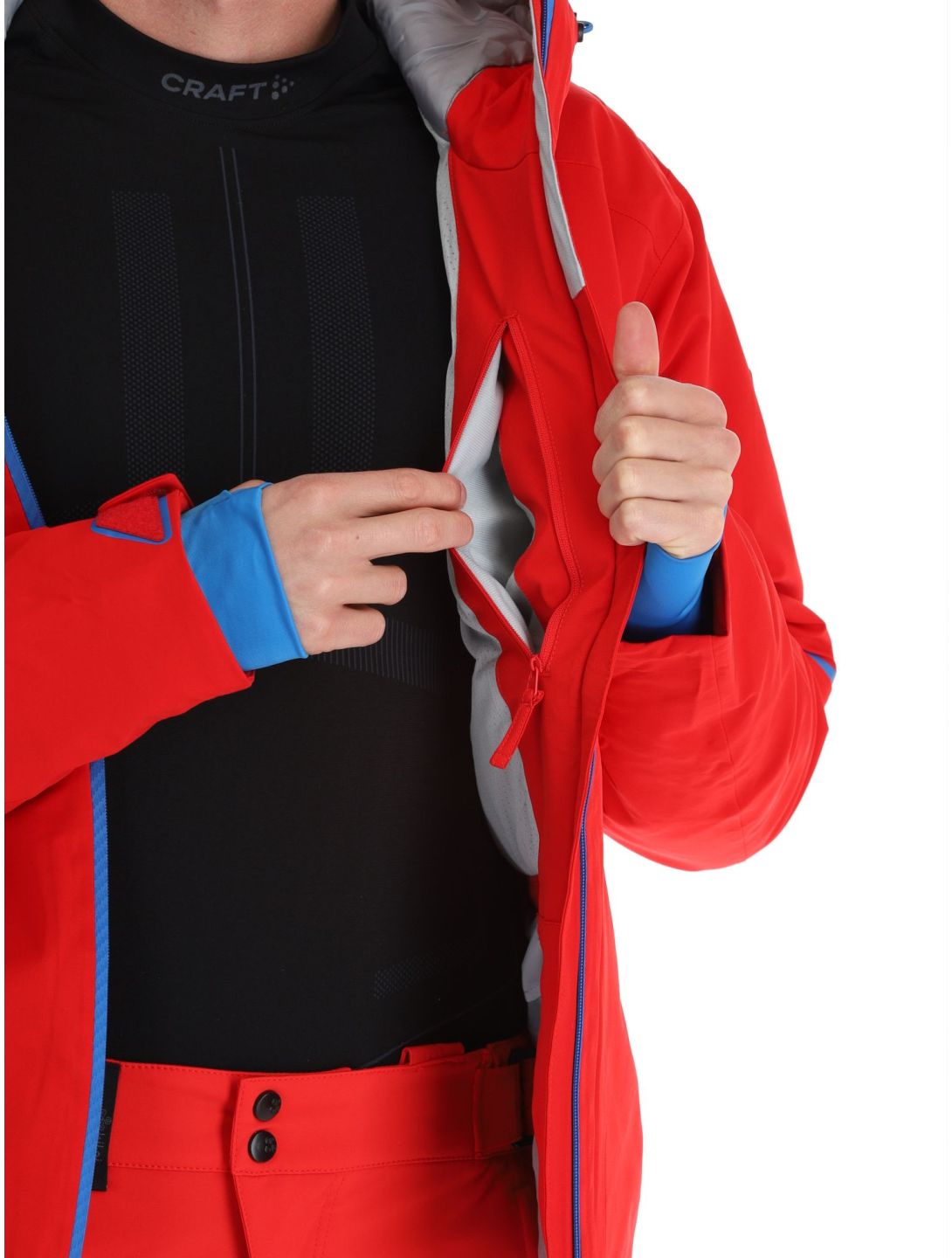 Kilpi, Killy-M veste de ski hommes Red rouge 