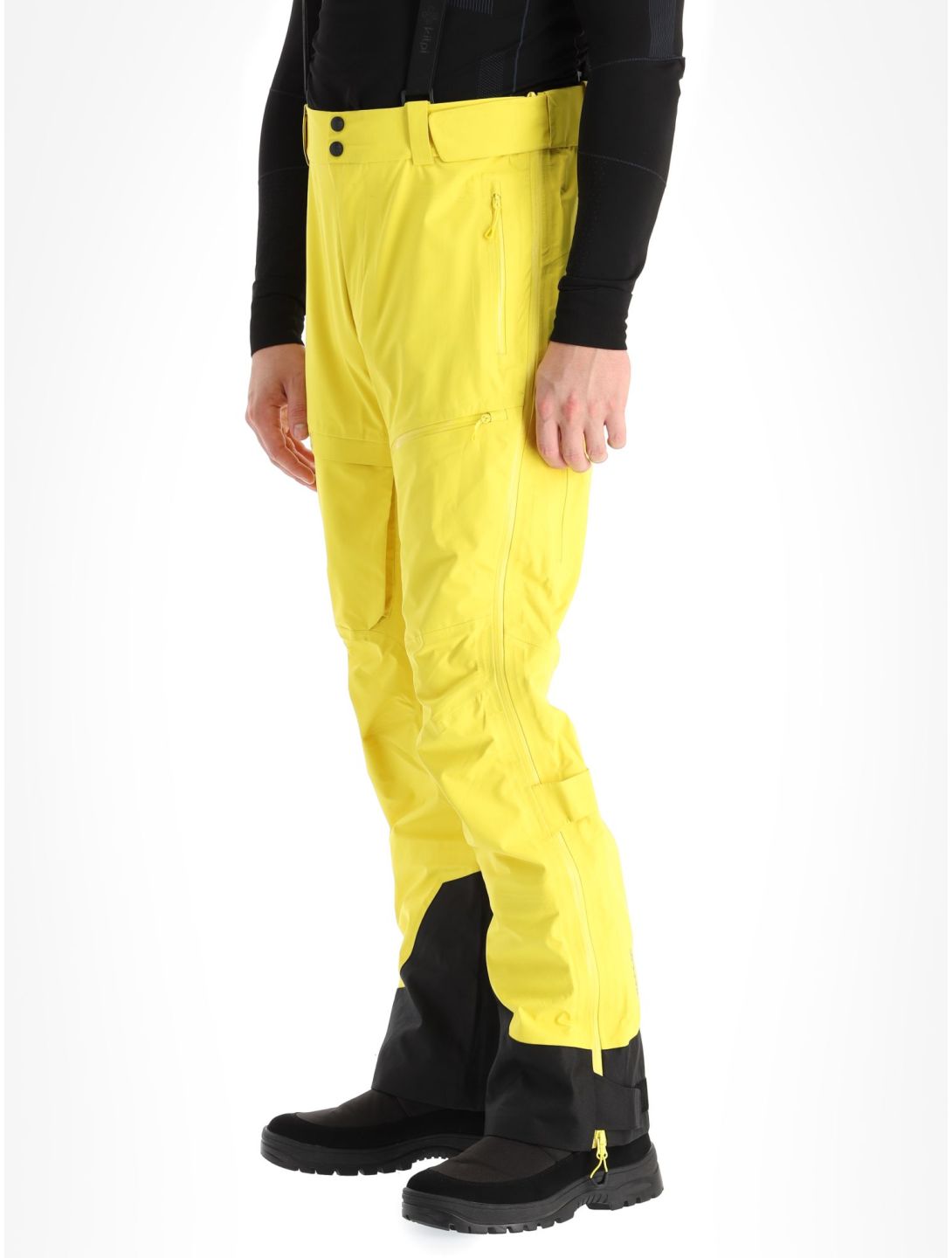 Kilpi, Lazzaro-M pantalon de ski à coque dure hommes Yellow jaune 