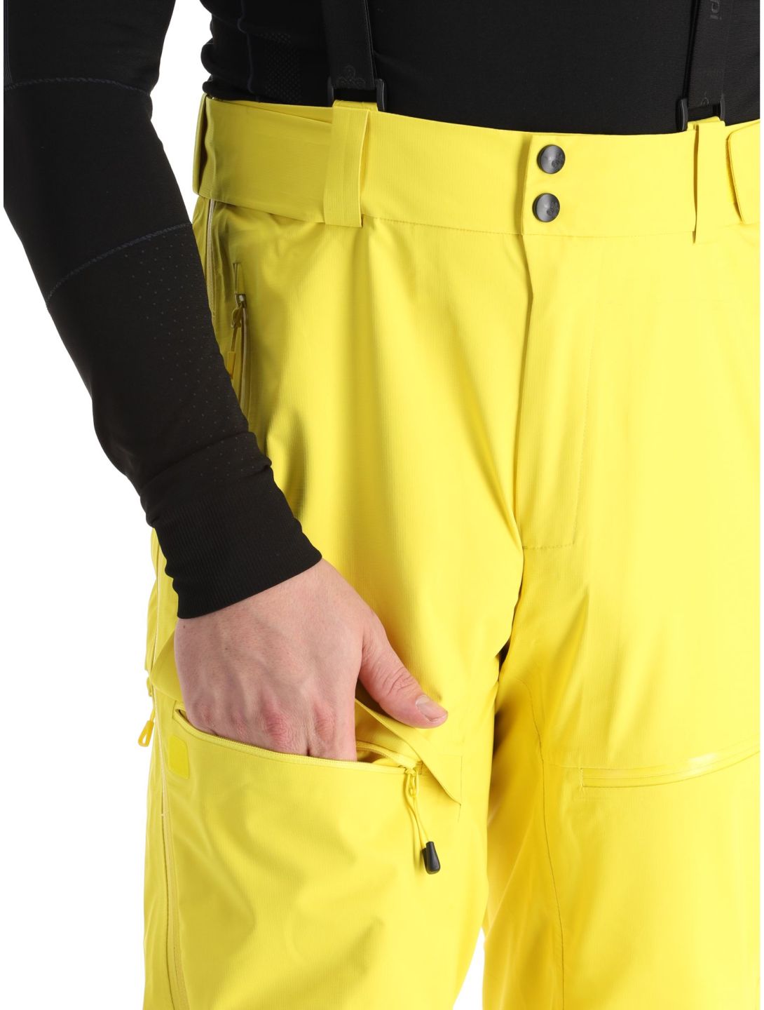 Kilpi, Lazzaro-M pantalon de ski à coque dure hommes Yellow jaune 