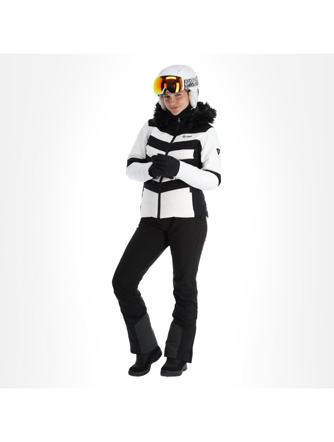 Kilpi, Massima-W veste de ski femmes blanc 