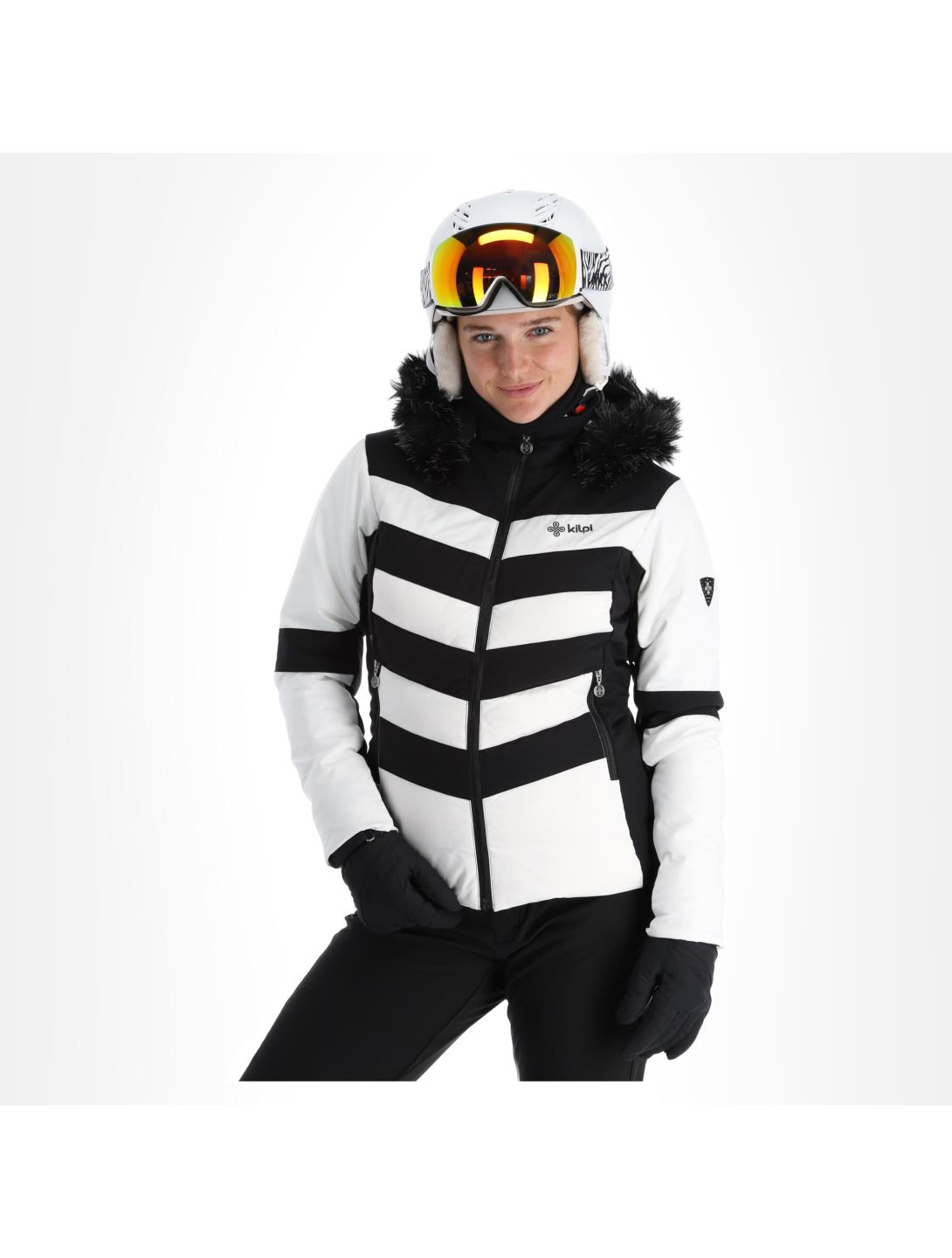 Kilpi, Massima-W veste de ski femmes blanc 