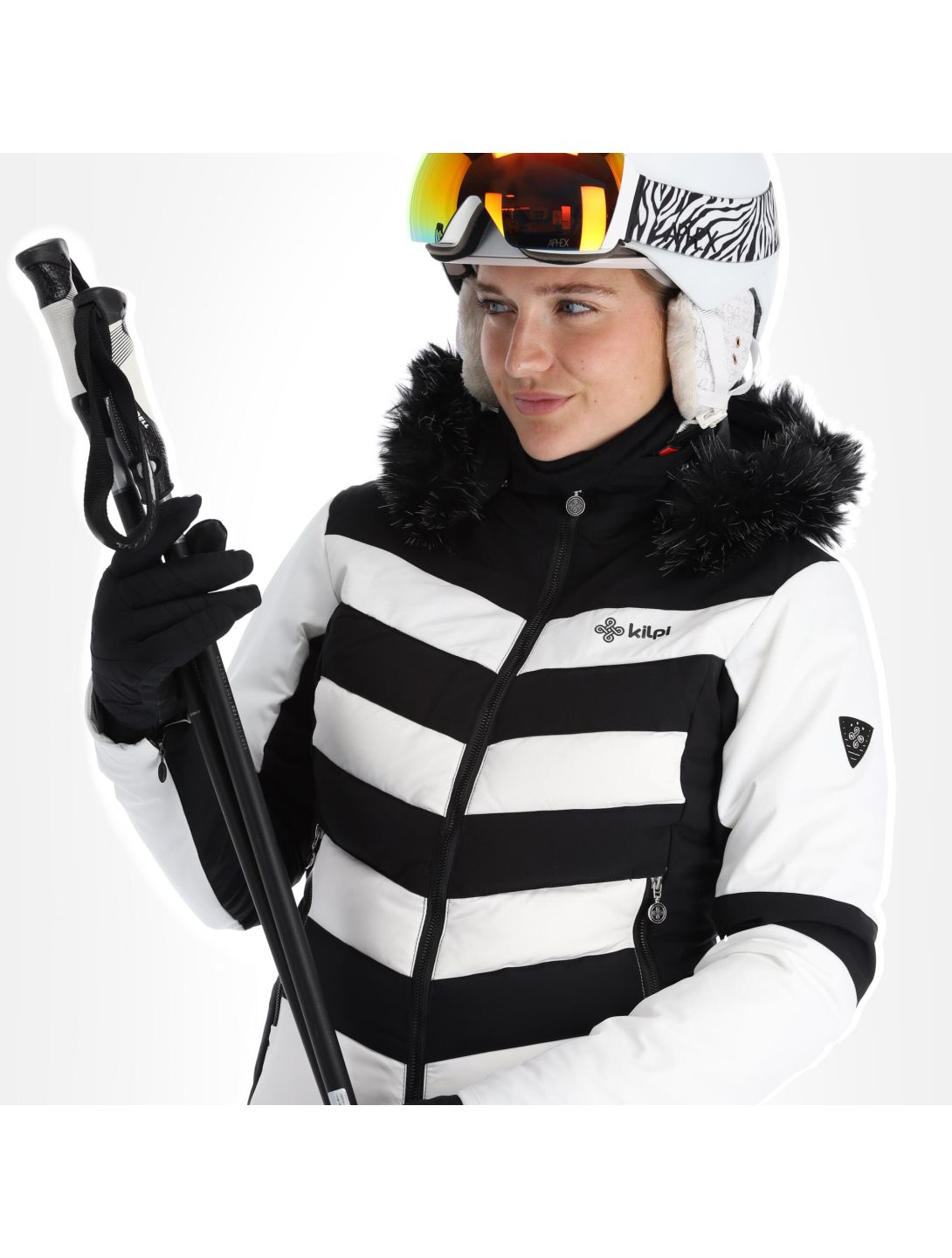 Kilpi, Massima-W veste de ski femmes blanc 