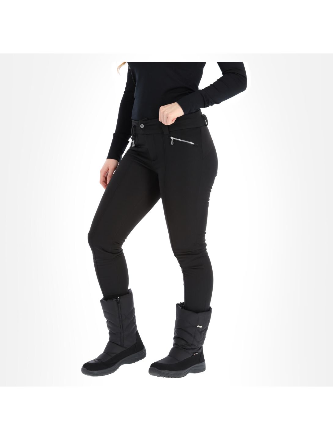 Kilpi, Maura-W pantalon de ski en softshell slim fit femmes noir 