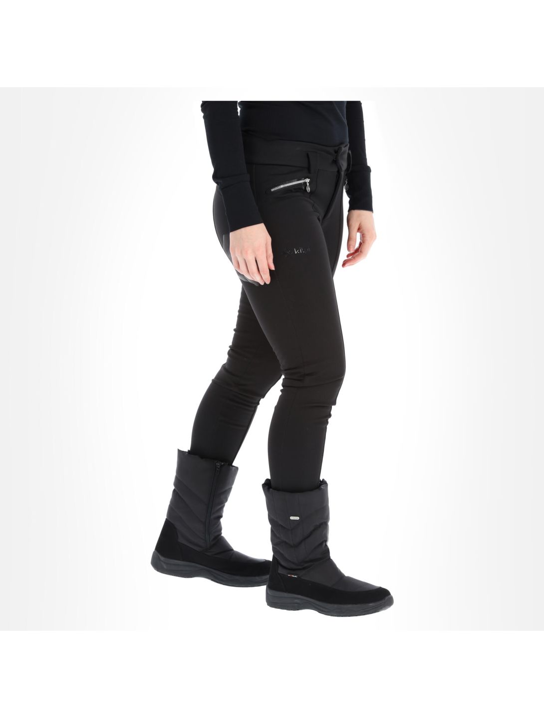 Kilpi, Maura-W pantalon de ski en softshell slim fit femmes noir 