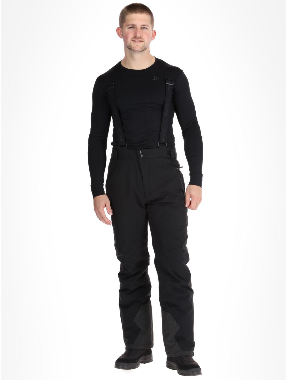 Kilpi, METHONE pantalon de ski hommes Black noir 